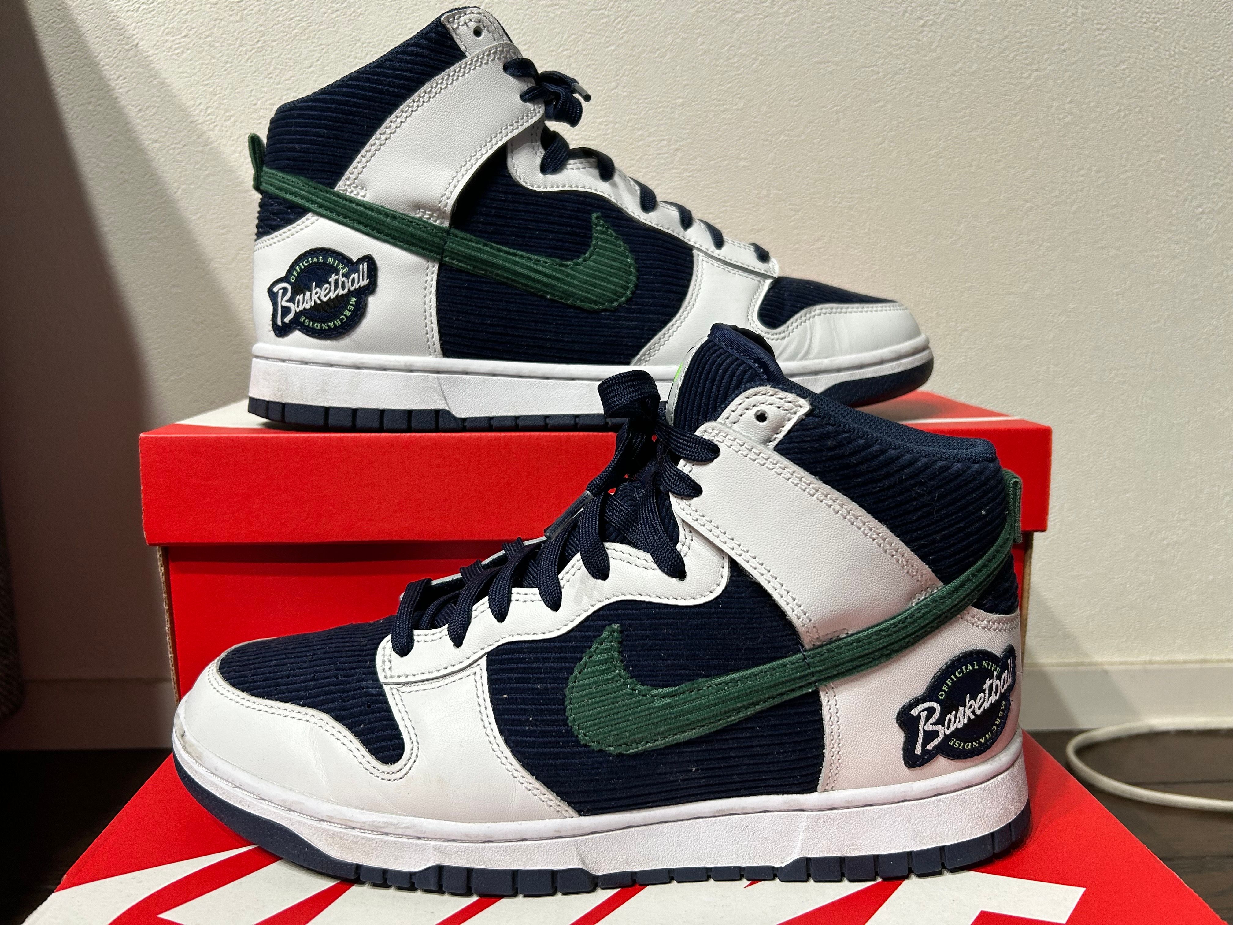 Nike Dunk High EMB "College Navy"