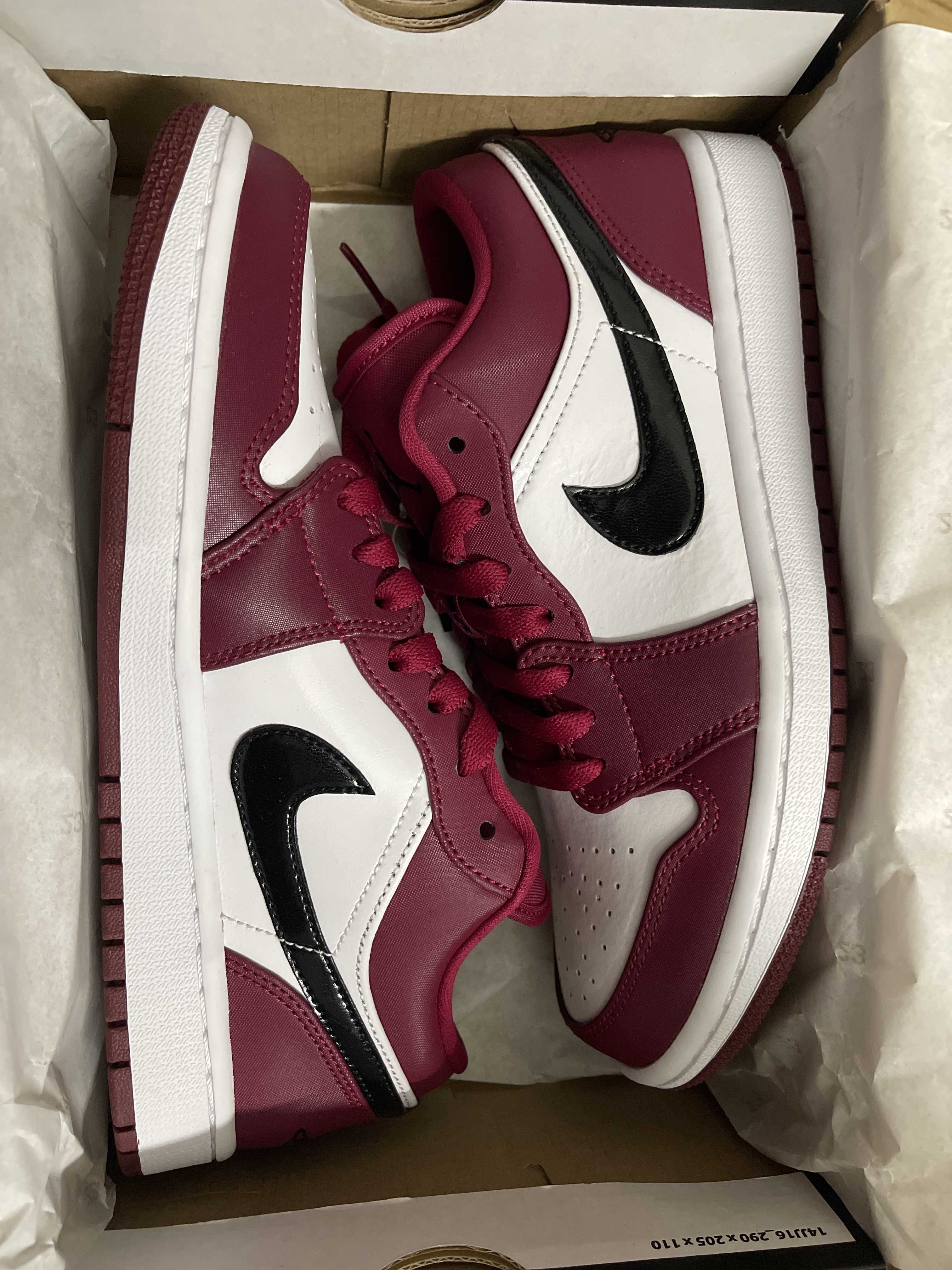 NIKE AIR JORDAN 1 LOW "NOBLE RED"