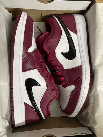 NIKE AIR JORDAN 1 LOW "NOBLE RED"