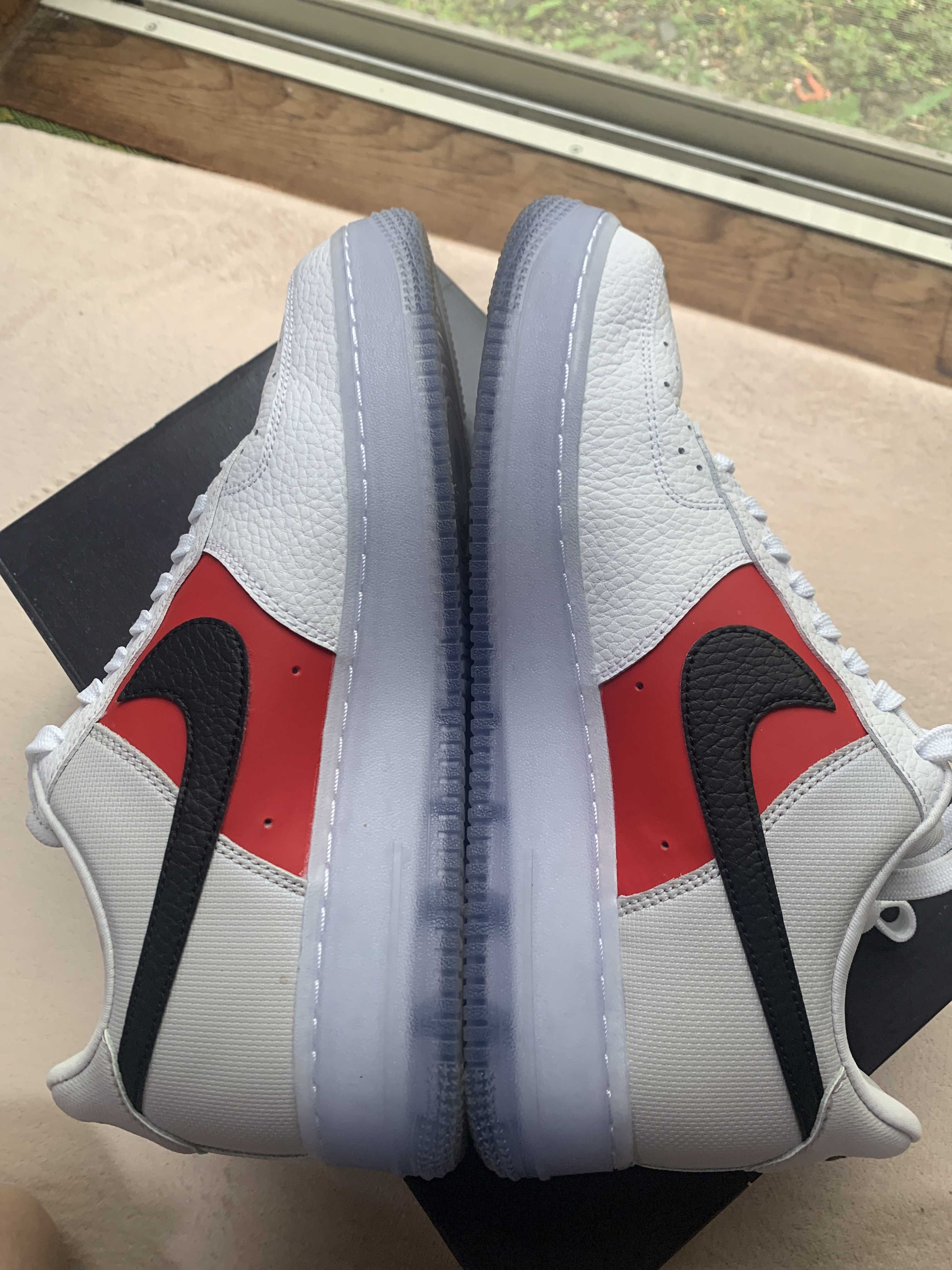Nike Air Force 1 Low '07 LV8 EMB "White/Red"