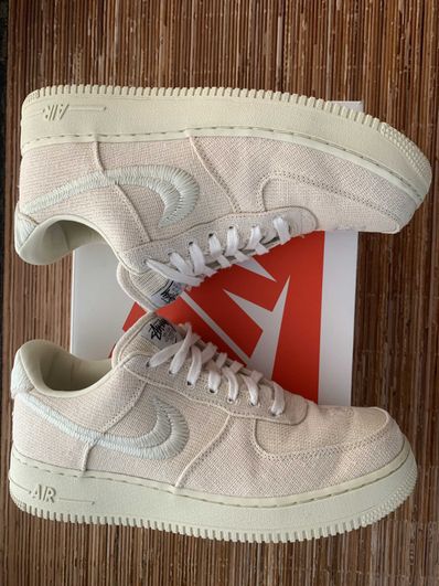 Stussy × Nike Air Force 1 Low "Fossil Stone"