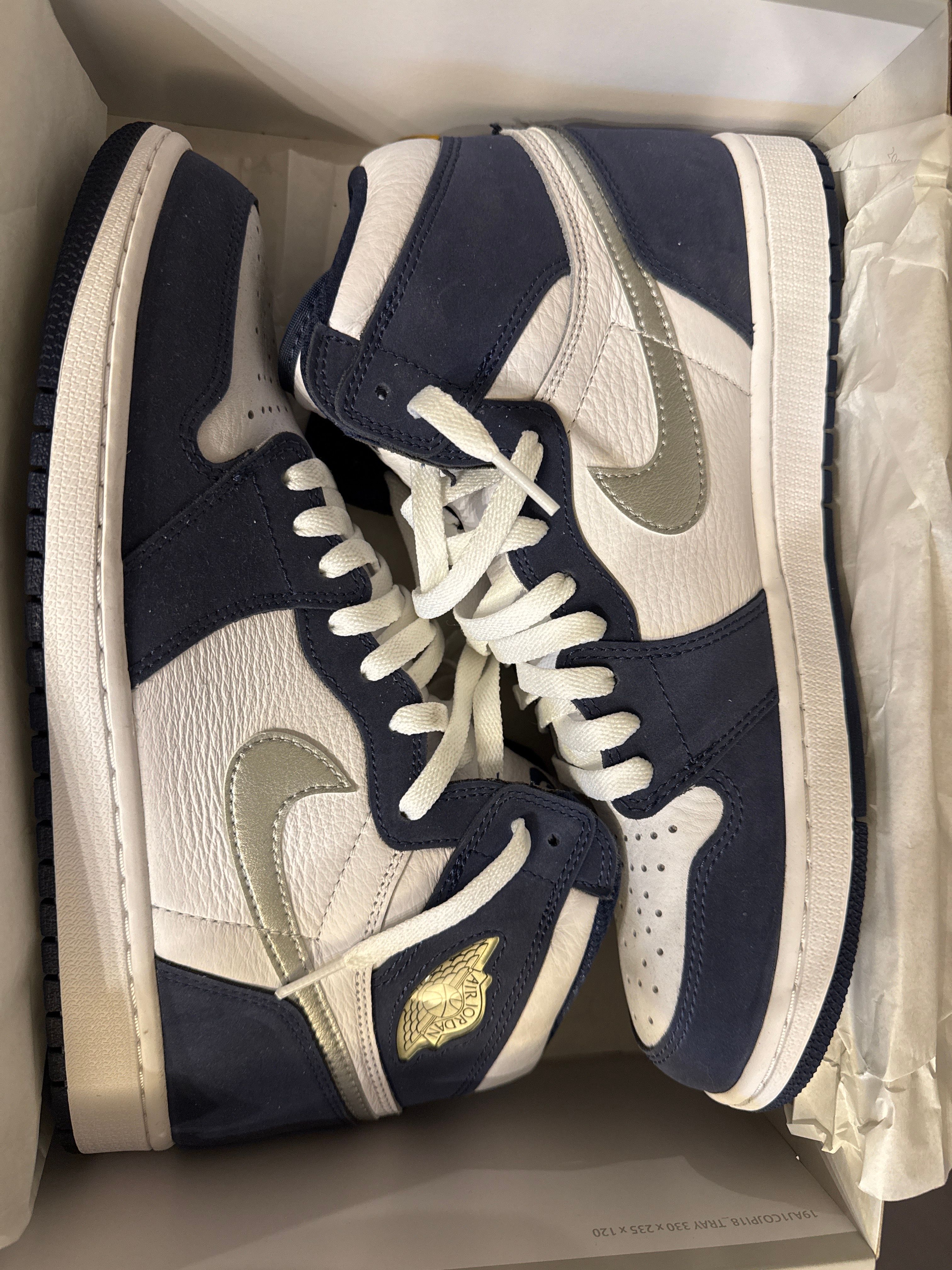 Nike Air Jordan 1 High OG CO.JP "White/Midnight Navy" (2020)(ブリーフケースなし)