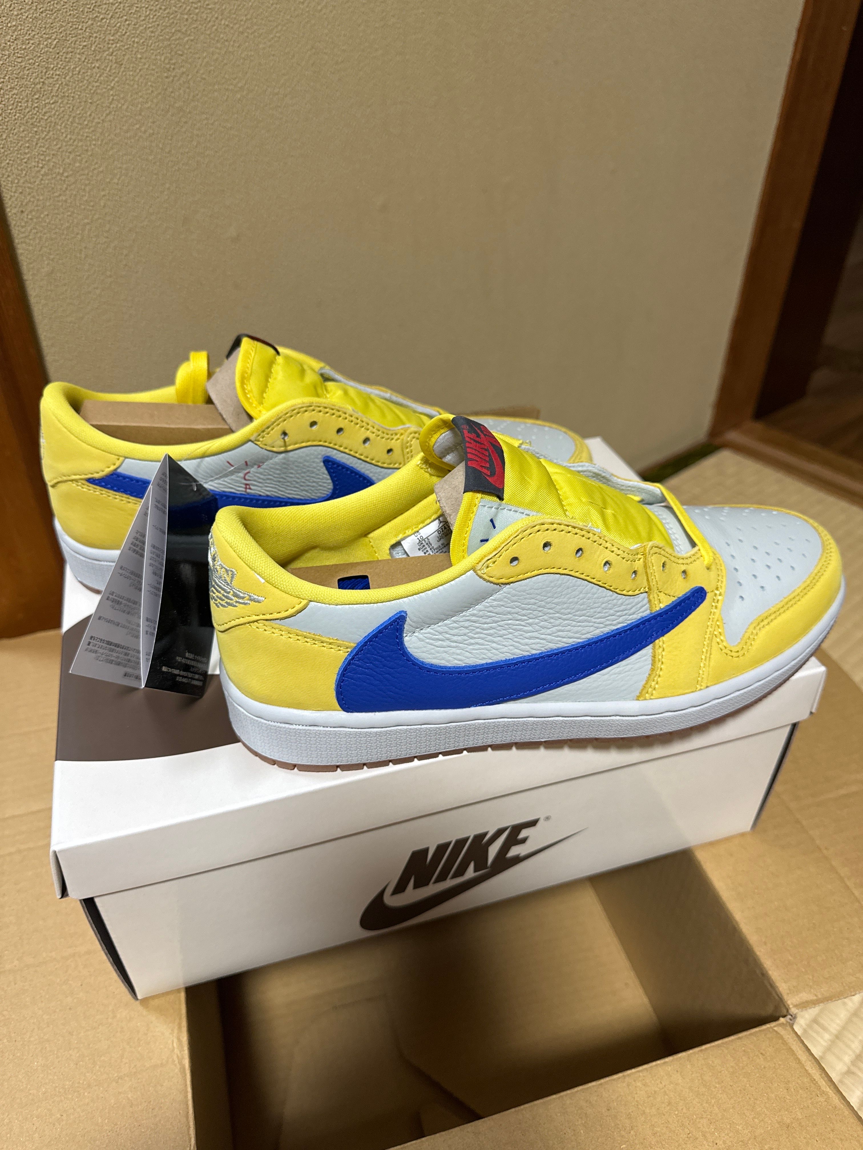 Travis Scott × Nike Women's Air Jordan 1 Retro Low OG "Canary"