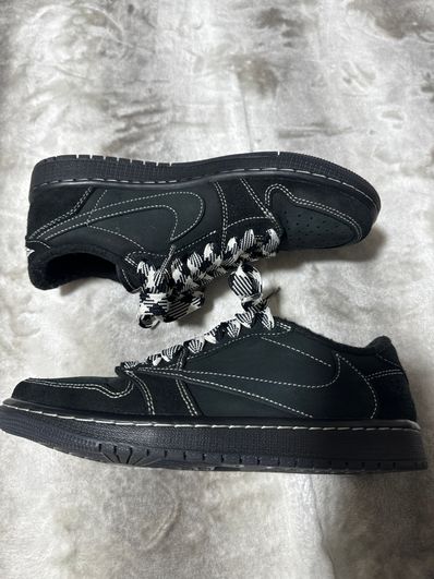 Travis Scott × Nike Air Jordan 1 Low OG SP "Black Phantom"