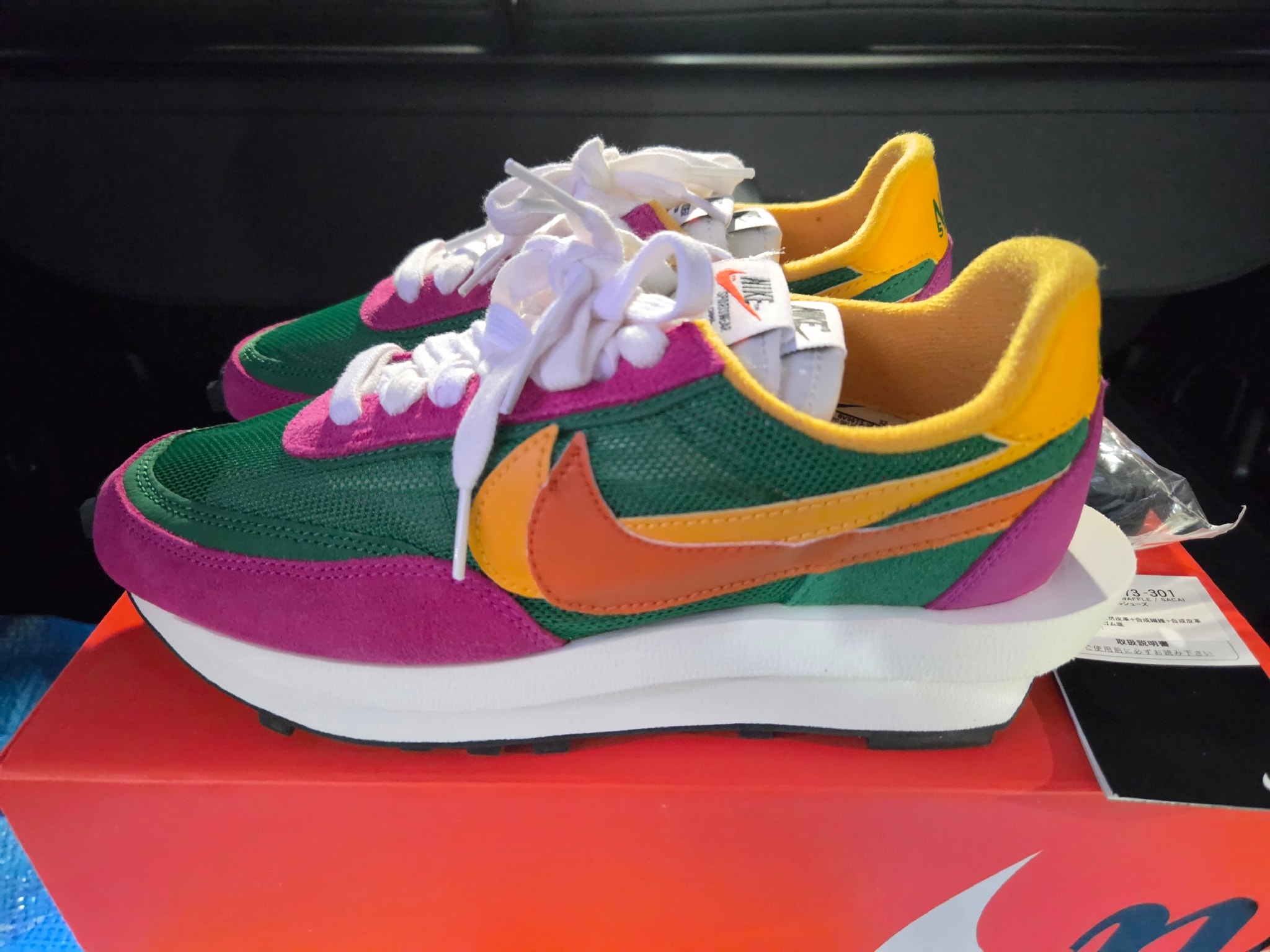 sacai × Nike LDV Waffle "Pine/Green"