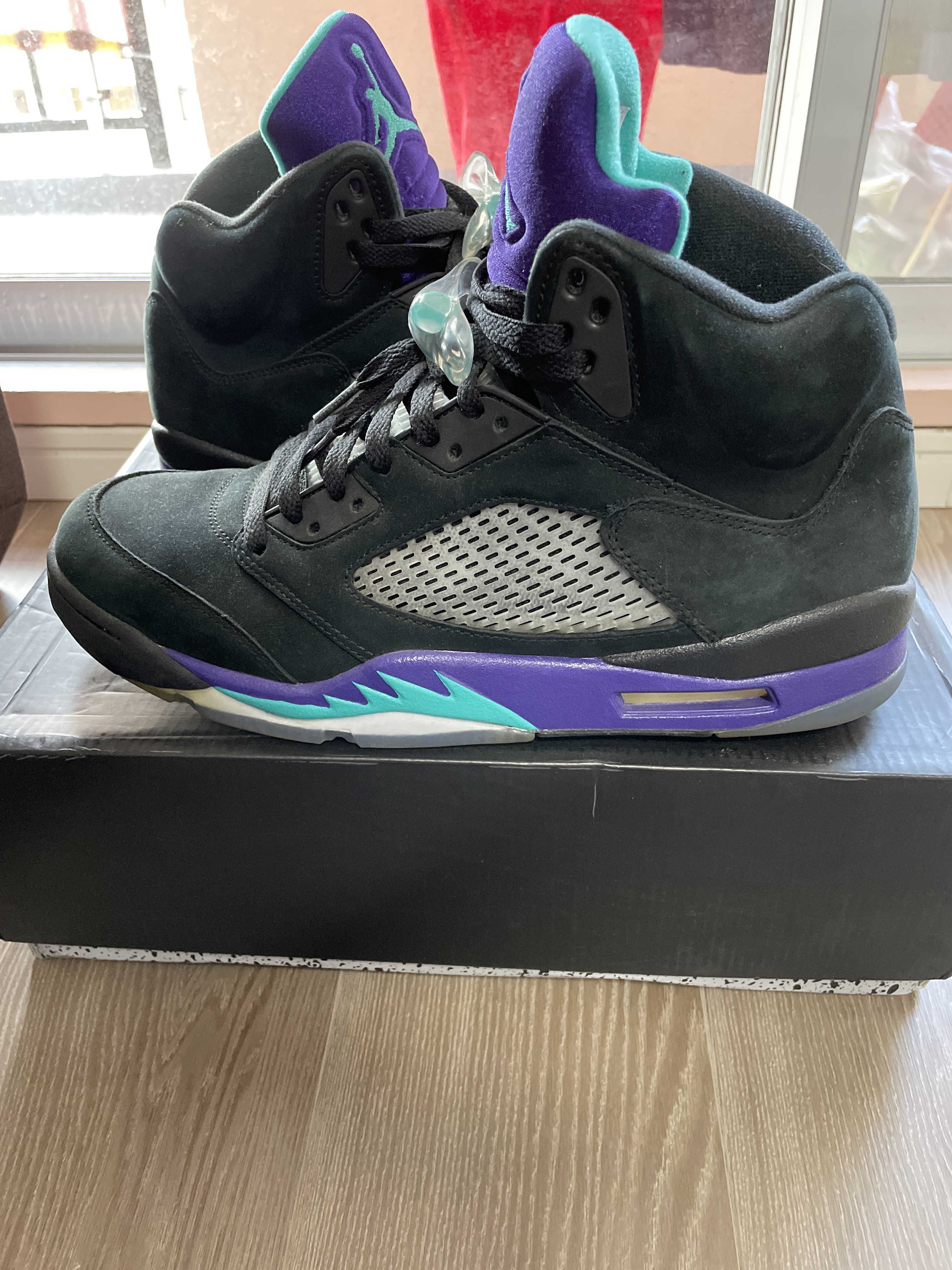 NIKE AIR JORDAN 5 RETRO BLACK GRAPE (2013)