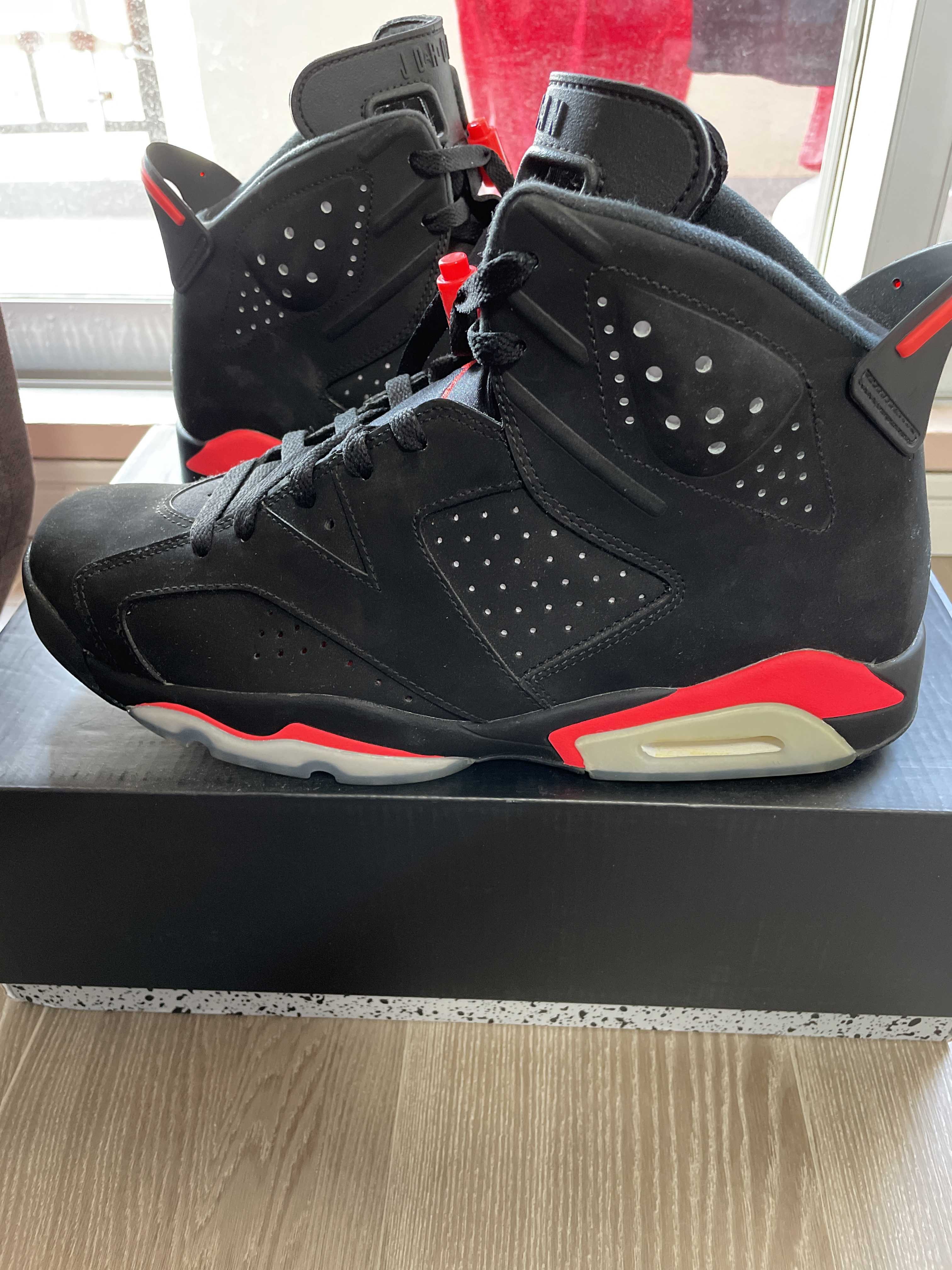 NIKE AIR JORDAN 6 RETRO "INFRARED BLACK" (2014)