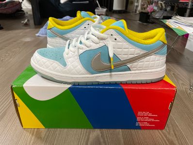 FTC × Nike SB Dunk Low "White/Blue"