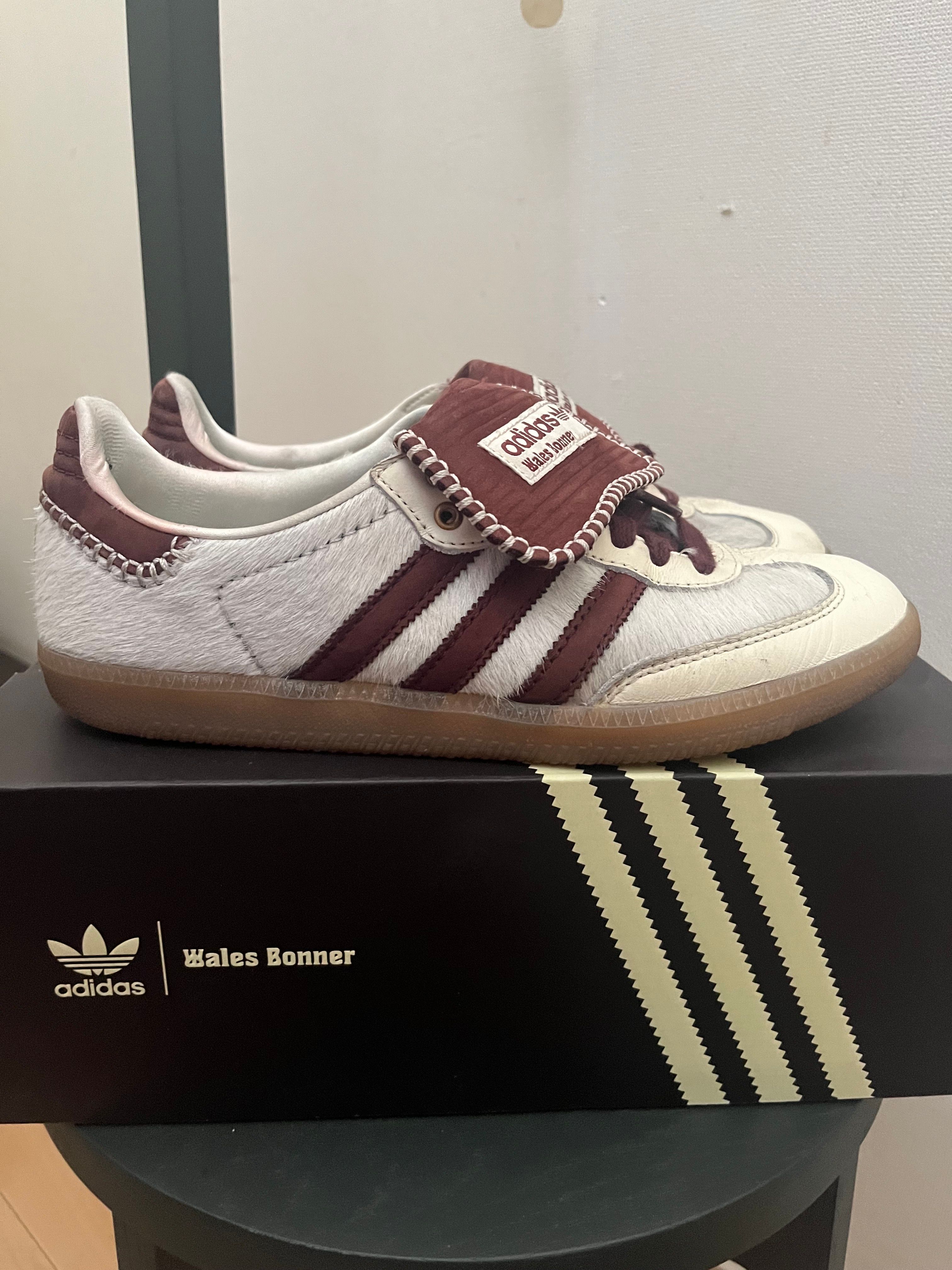 Wales Bonner × adidas Samba Pony Tonal Low "Cream White/Mystery Brown"