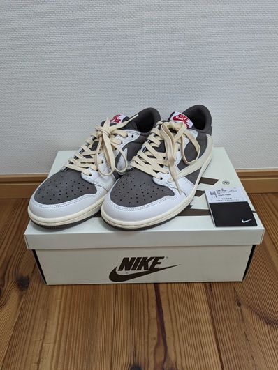 Travis Scott × Nike Air Jordan 1 Low OG SP "Reverse Mocha/Sail and Ridgerock"