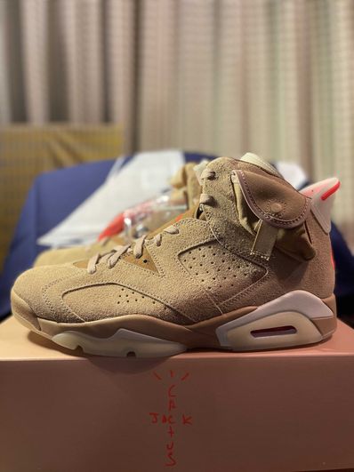 Travis Scott × Nike Air Jordan 6 "British Khaki"
