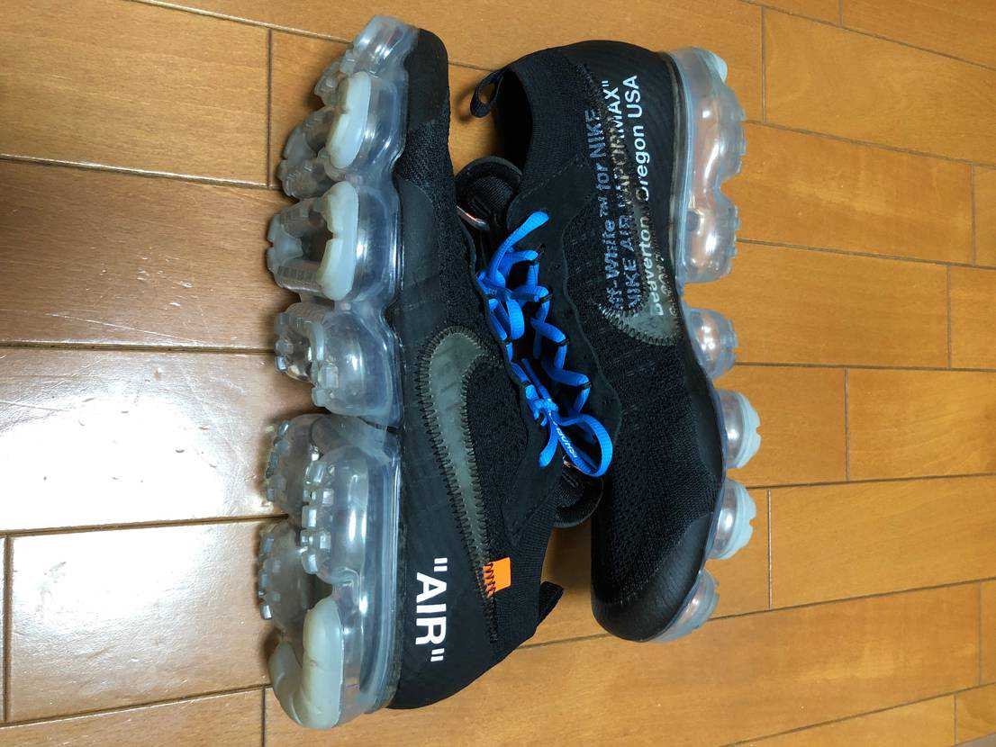 Off-White × Nike Air Vapormax "Black/Total Orange/Clear"