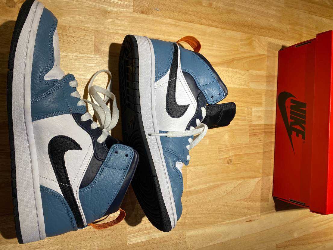 FACETASM × Nike Air Jordan 1 Mid "White/Navy"