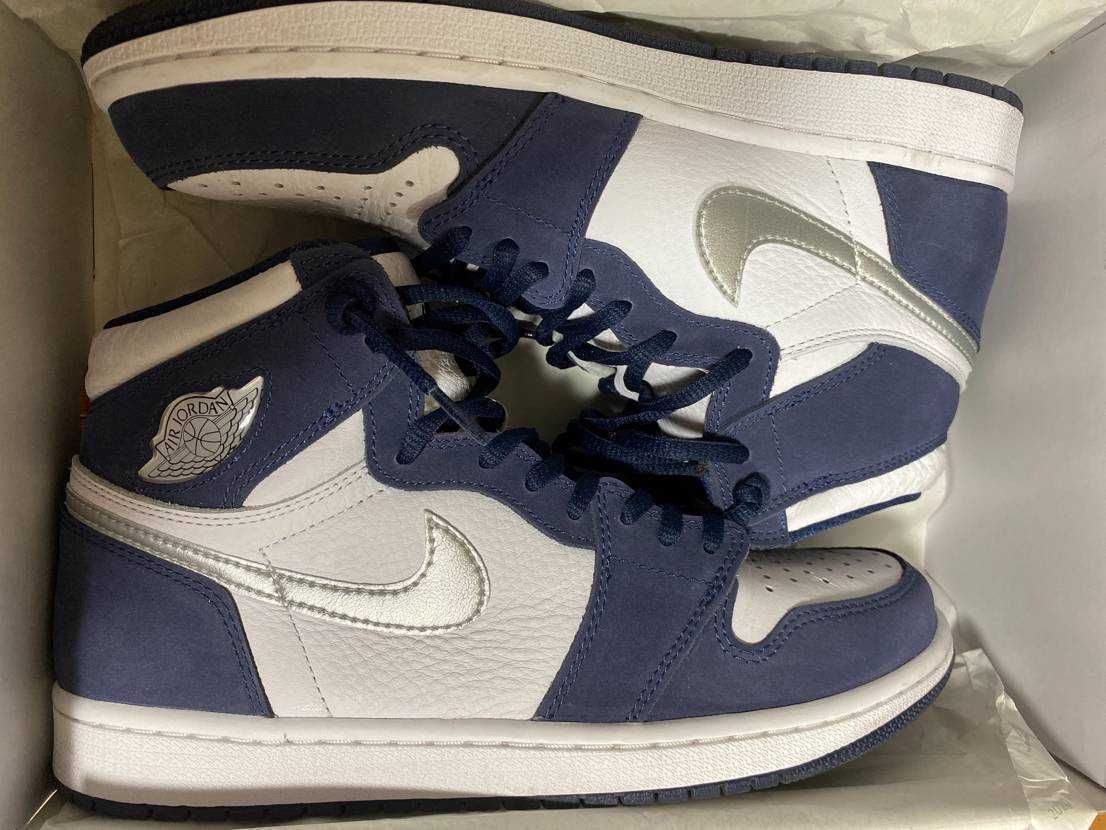 Nike Air Jordan 1 High OG CO.JP "White/Midnight Navy" (2020)(ブリーフケースなし)