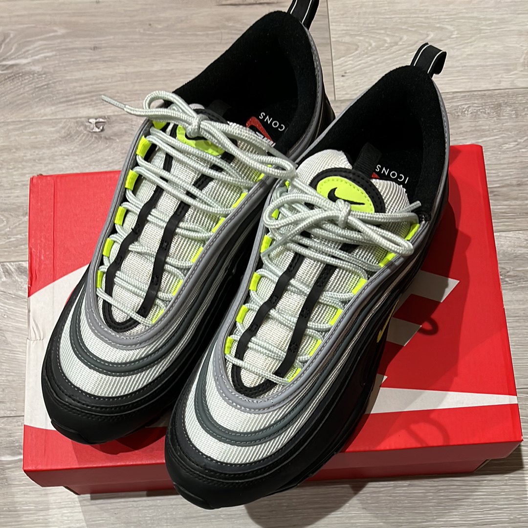 Nike Air Max 97 "Pure Platinum/Black/White/Volt"