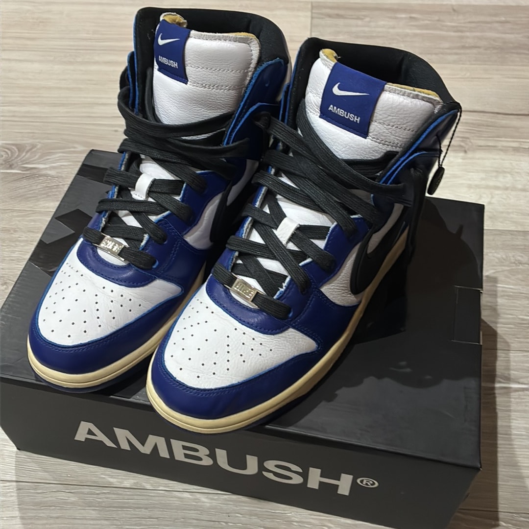 Ambush × Nike Dunk High "Deep Royal"