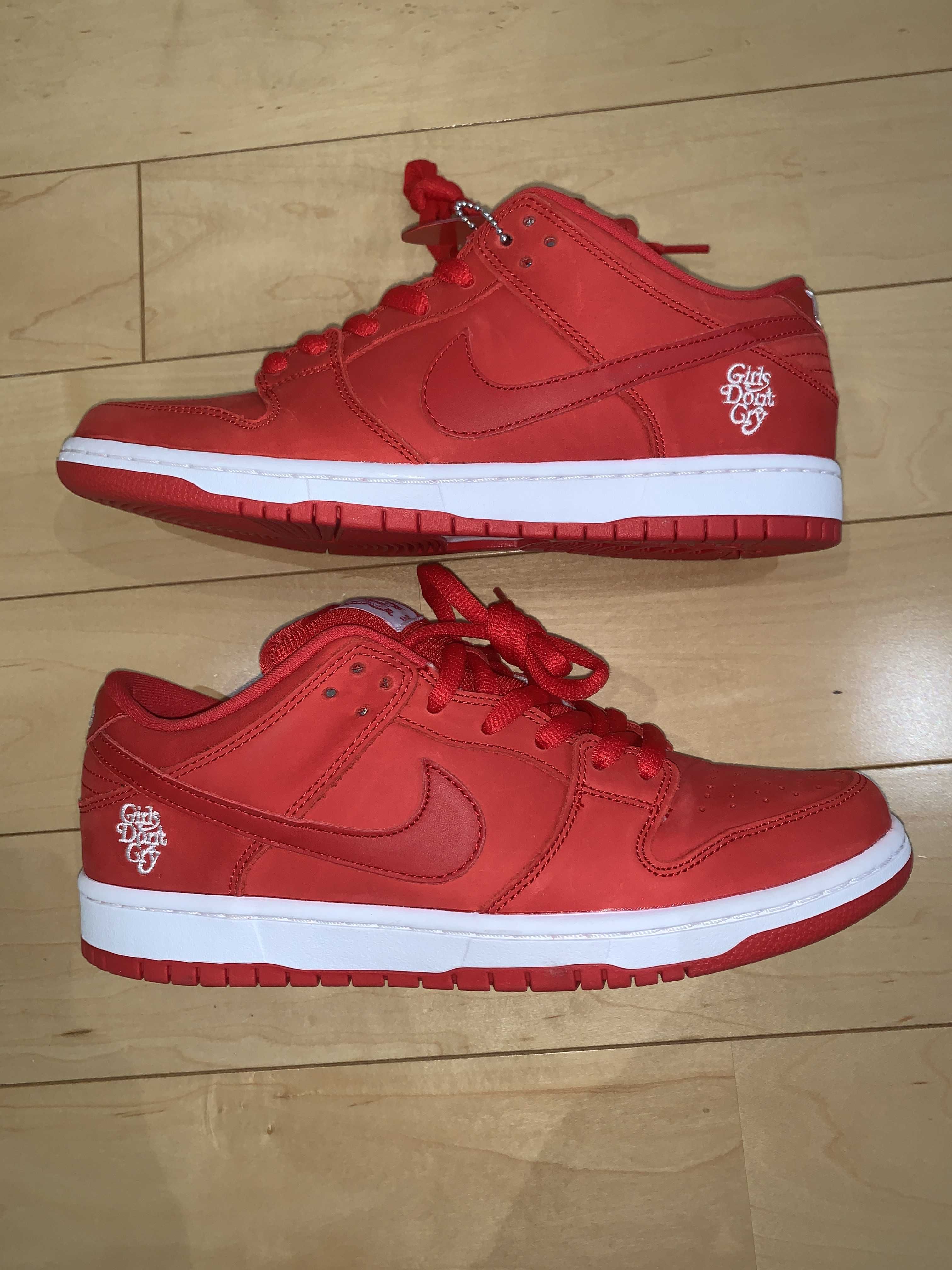 Girls Don't Cry × Nike SB Dunk Low Pro QS "Red" / VERDY