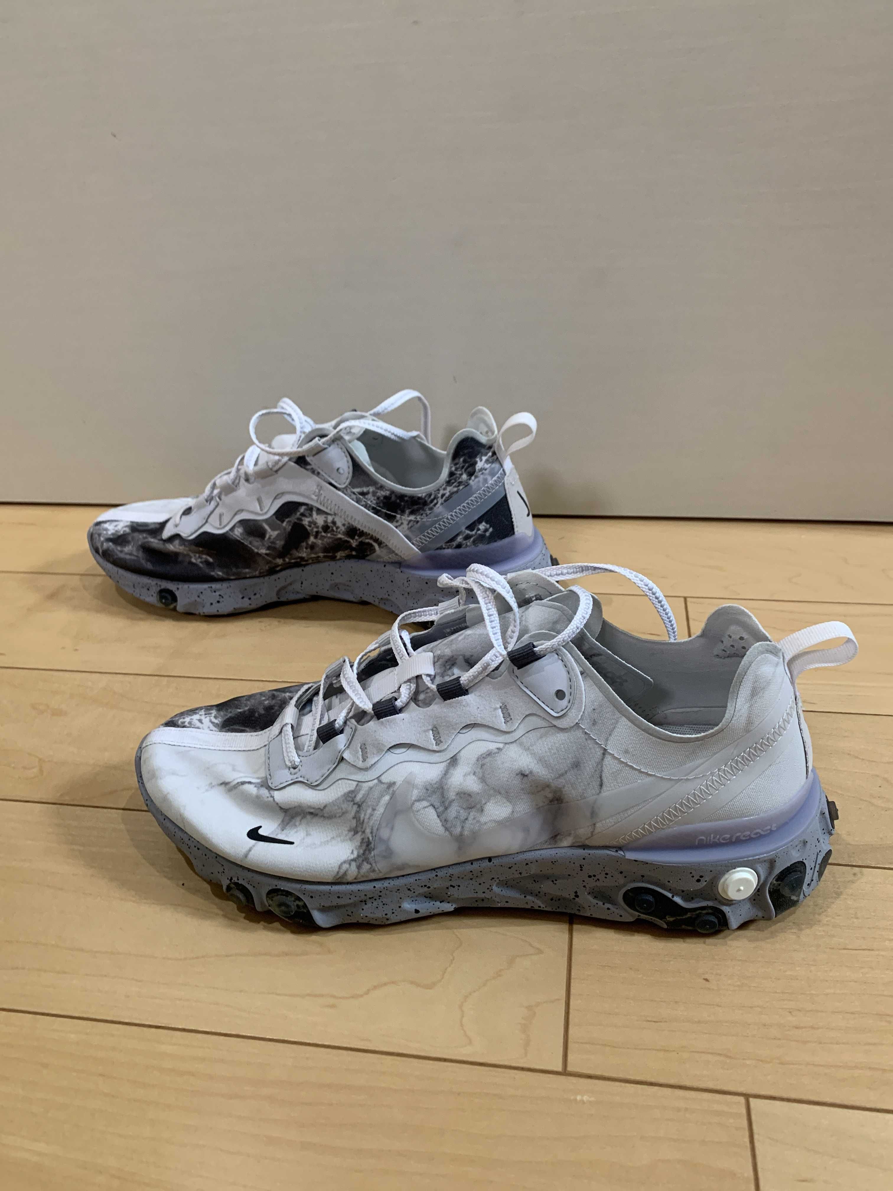 KENDRICK LAMAR×NIKE REACT ELEMENT 55 "PURE PLATINUM/CLEAR-WOLF GREY-BLACK"