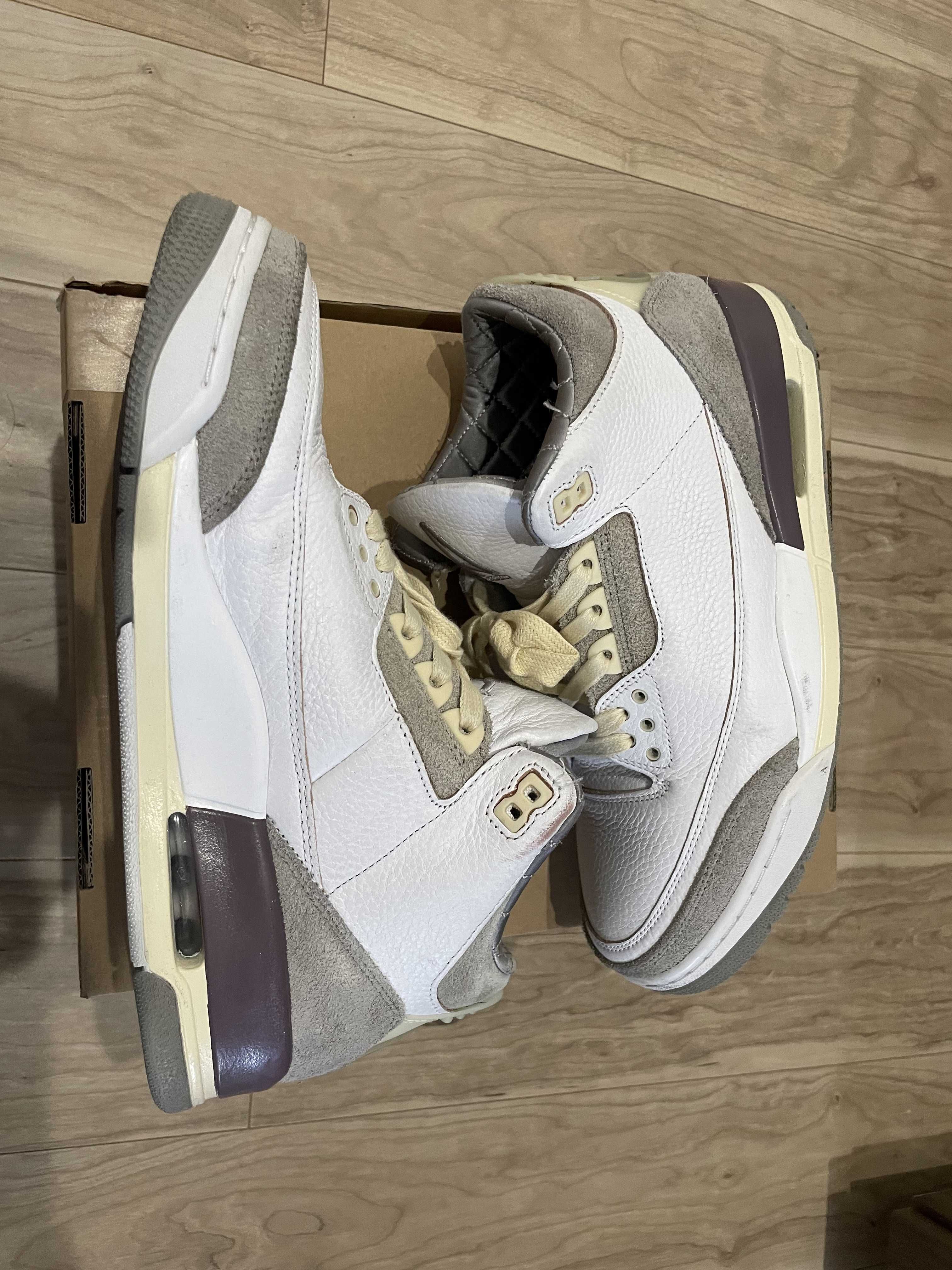 A Ma Maniere × Nike Women's Air Jordan 3 Retro SP "White/Medium Grey Violet Ore"