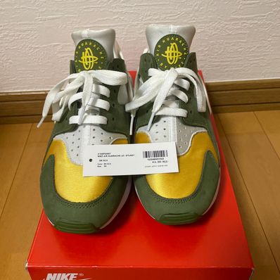 Stussy × Nike Air Huarache "Dark Olive"