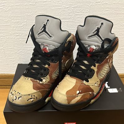 Supreme × Nike Air Jordan 5 Retro "Desert Camo"