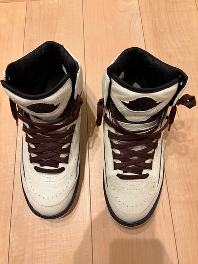 A Ma Maniere × Nike Air Jordan 2 "Airness/Sail and Burgundy"