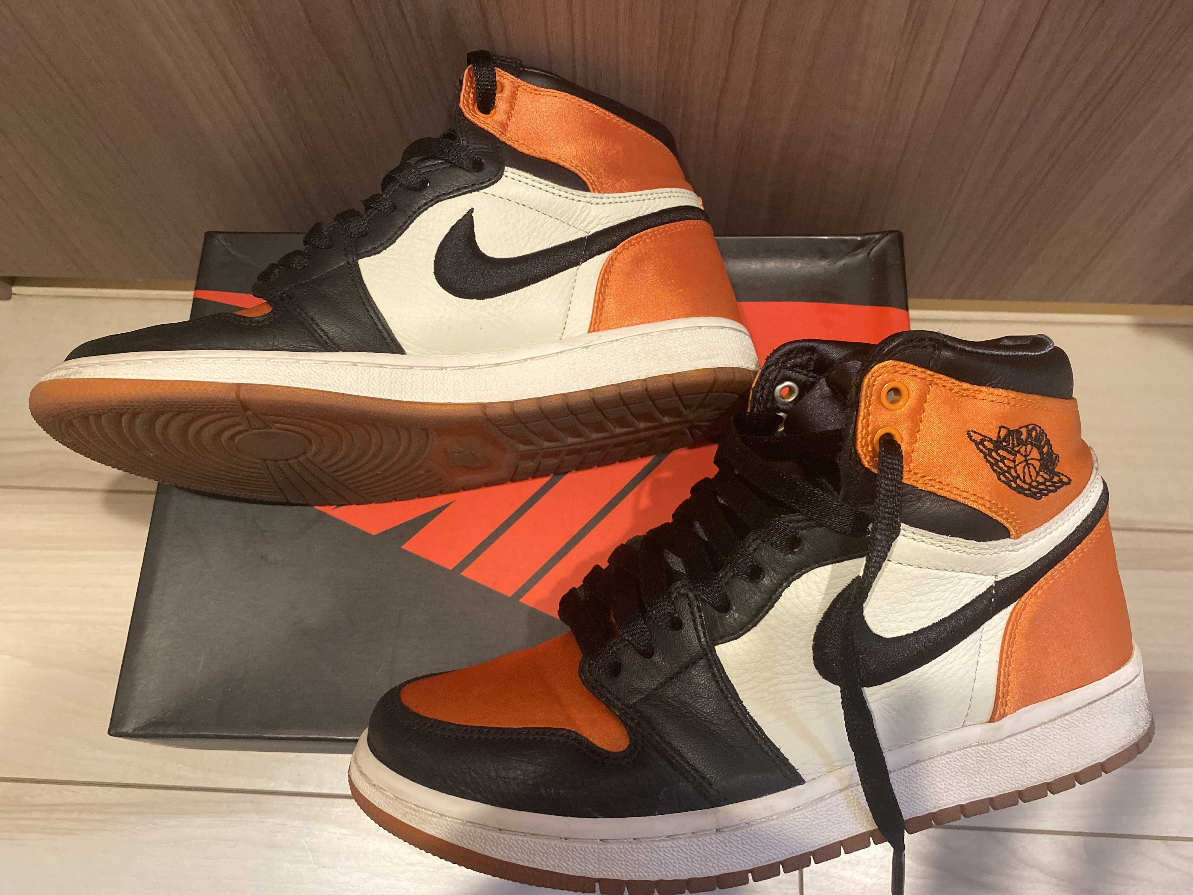 Nike Women's Air Jordan 1 High "Satin Shattered Backboard"