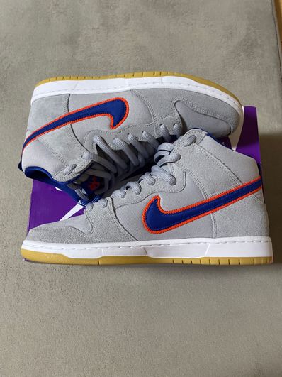 Nike SB Dunk High "Rush Blue and Team Orange/New York Mets"