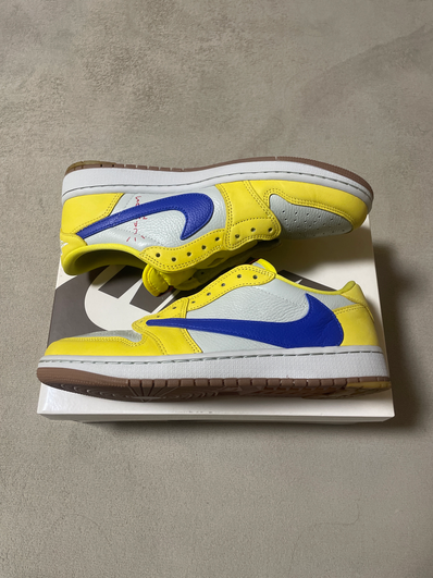 Travis Scott × Nike Women's Air Jordan 1 Retro Low OG "Canary"