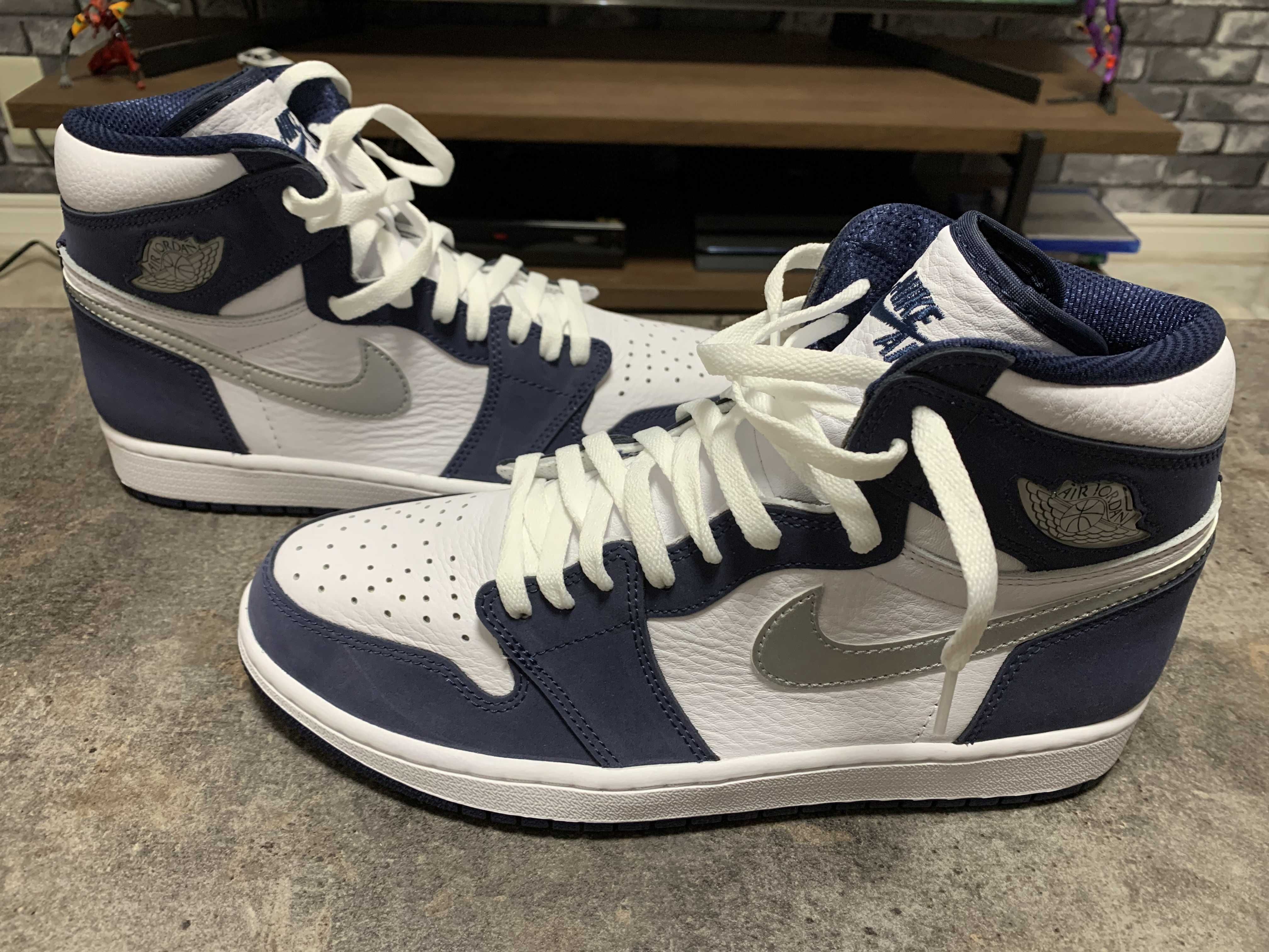 Nike Air Jordan 1 High OG CO.JP "White/Midnight Navy" (2020)(ブリーフケースなし)