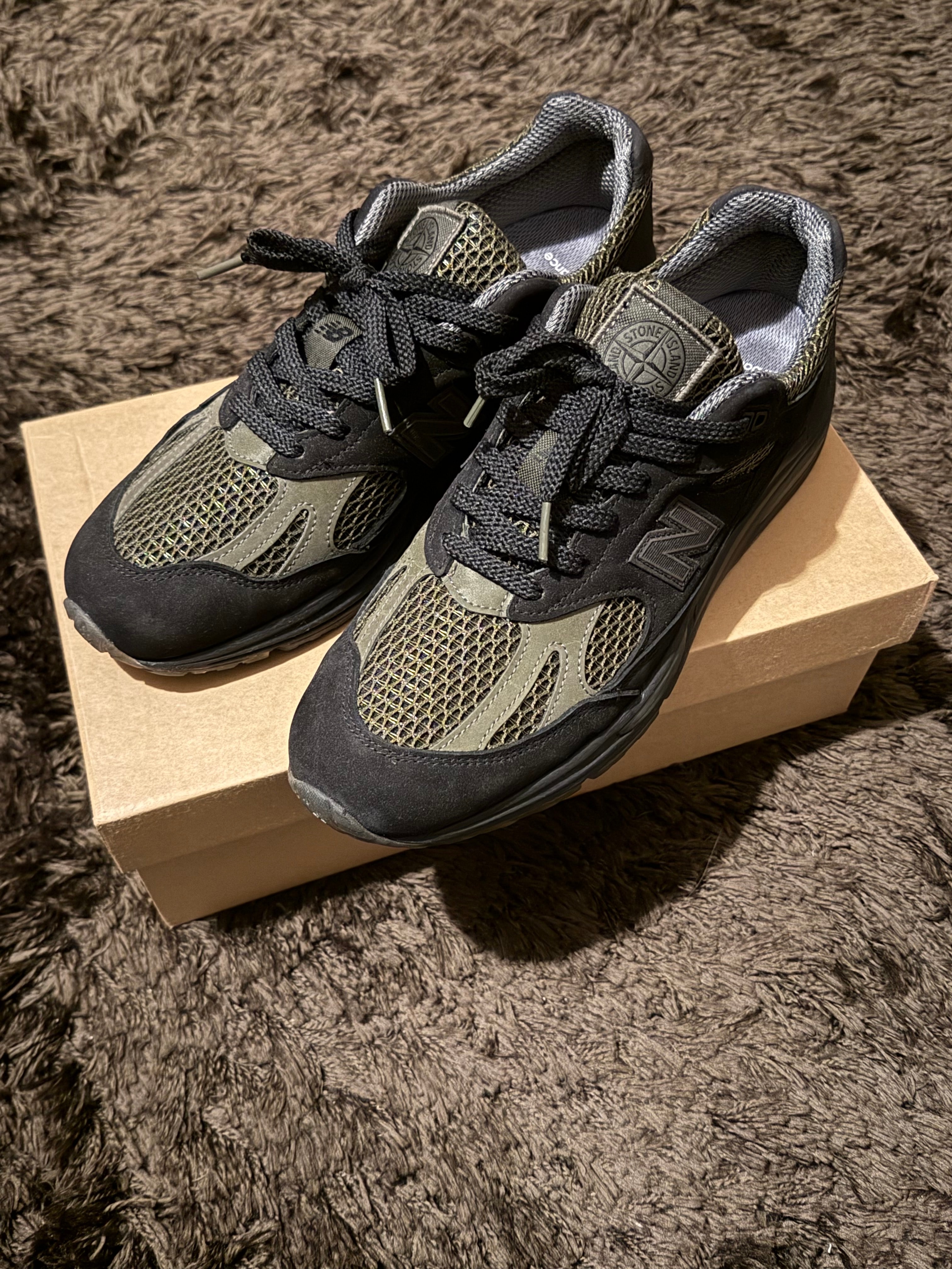 Stone Island × New Balance 991V2 "Black"