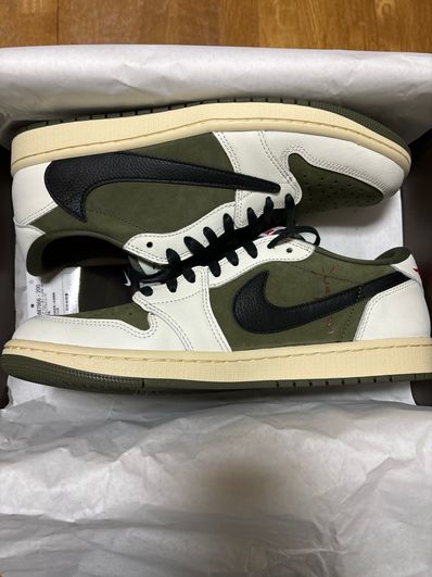 Travis Scott × Nike Air Jordan 1 Low OG SP "Reverse Olive"