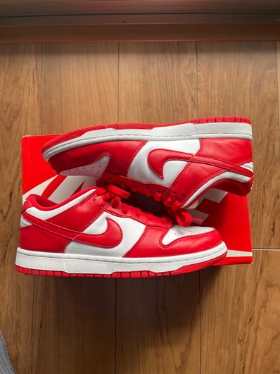 Nike Dunk Low SP "White and University Red"