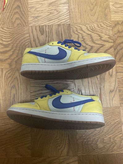 Travis Scott × Nike Women's Air Jordan 1 Retro Low OG "Canary"