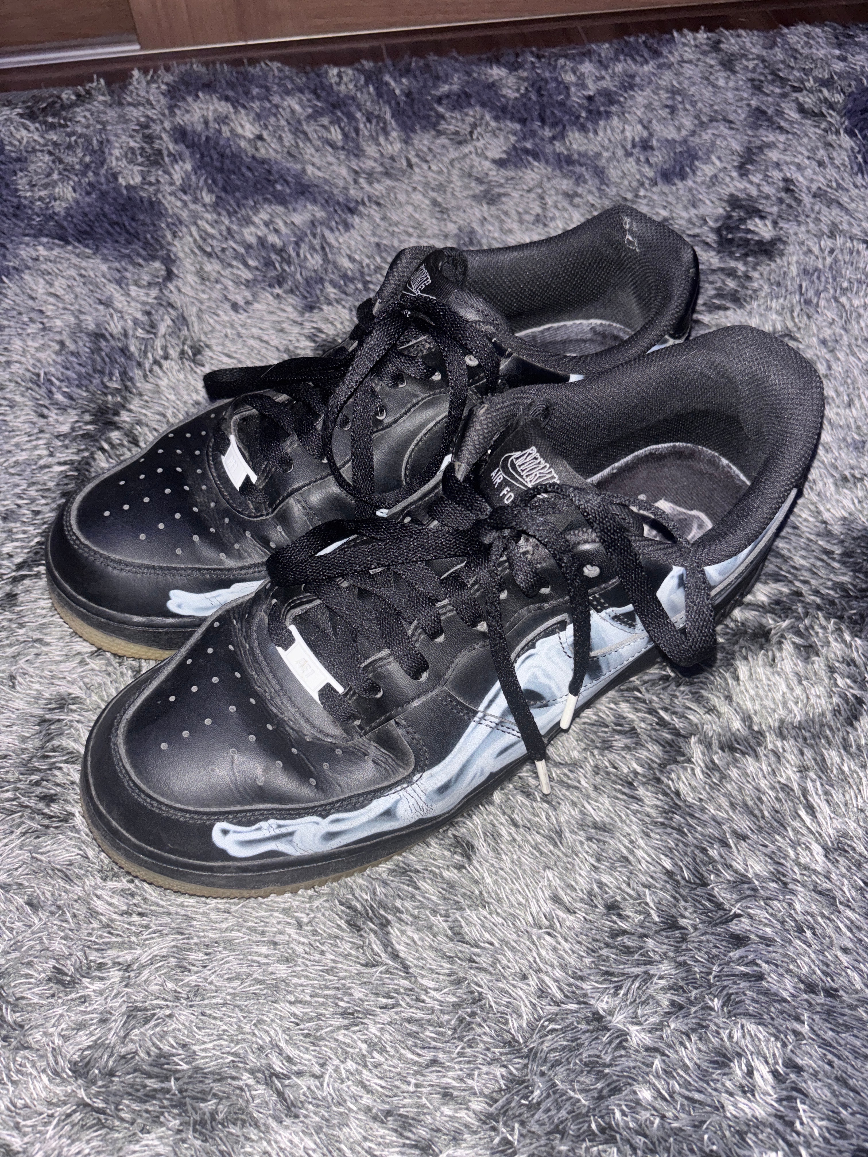Nike Air Force 1 Low "Black Skeleton"