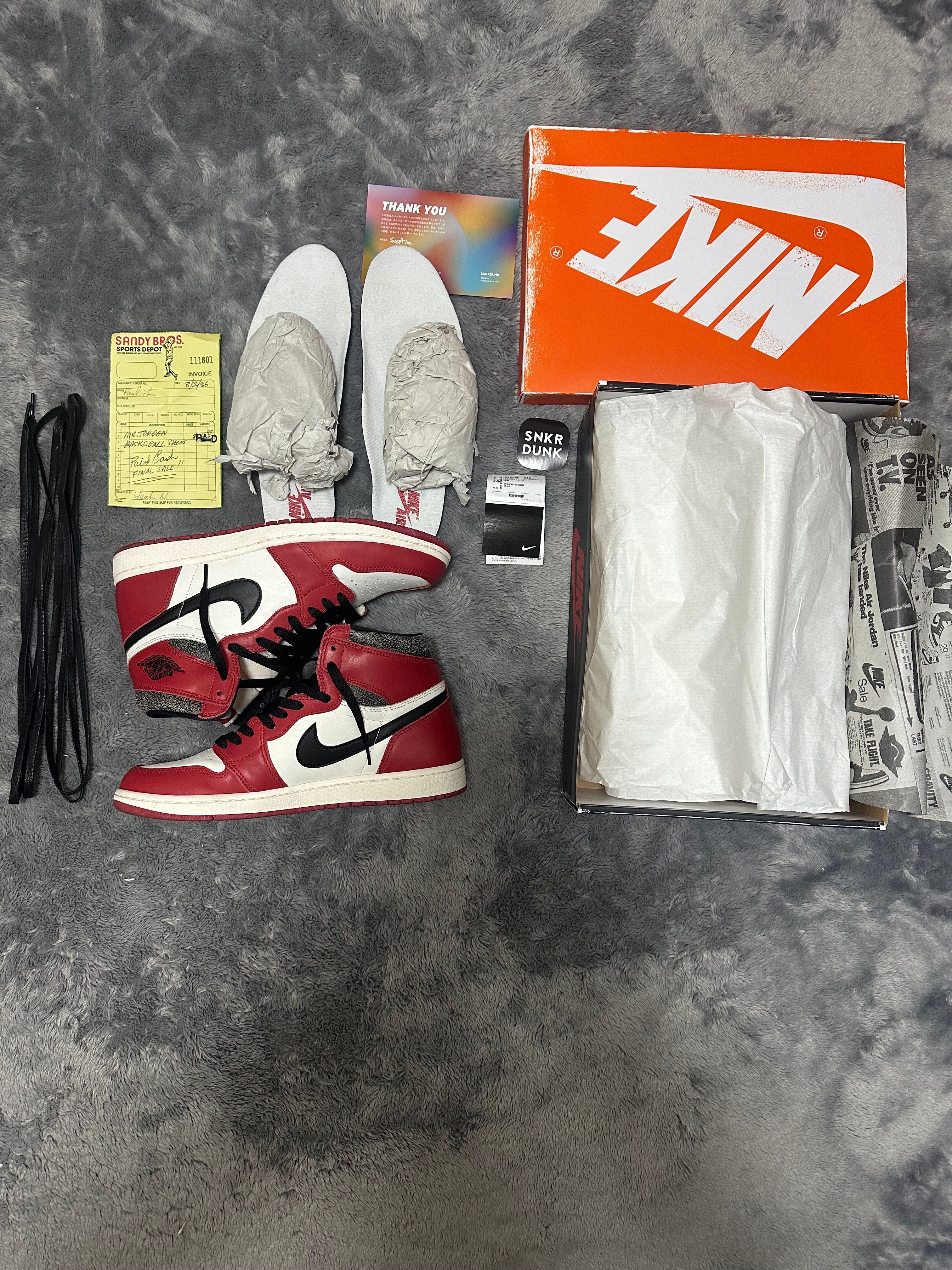 Nike Air Jordan 1 High OG "Lost & Found/Chicago"