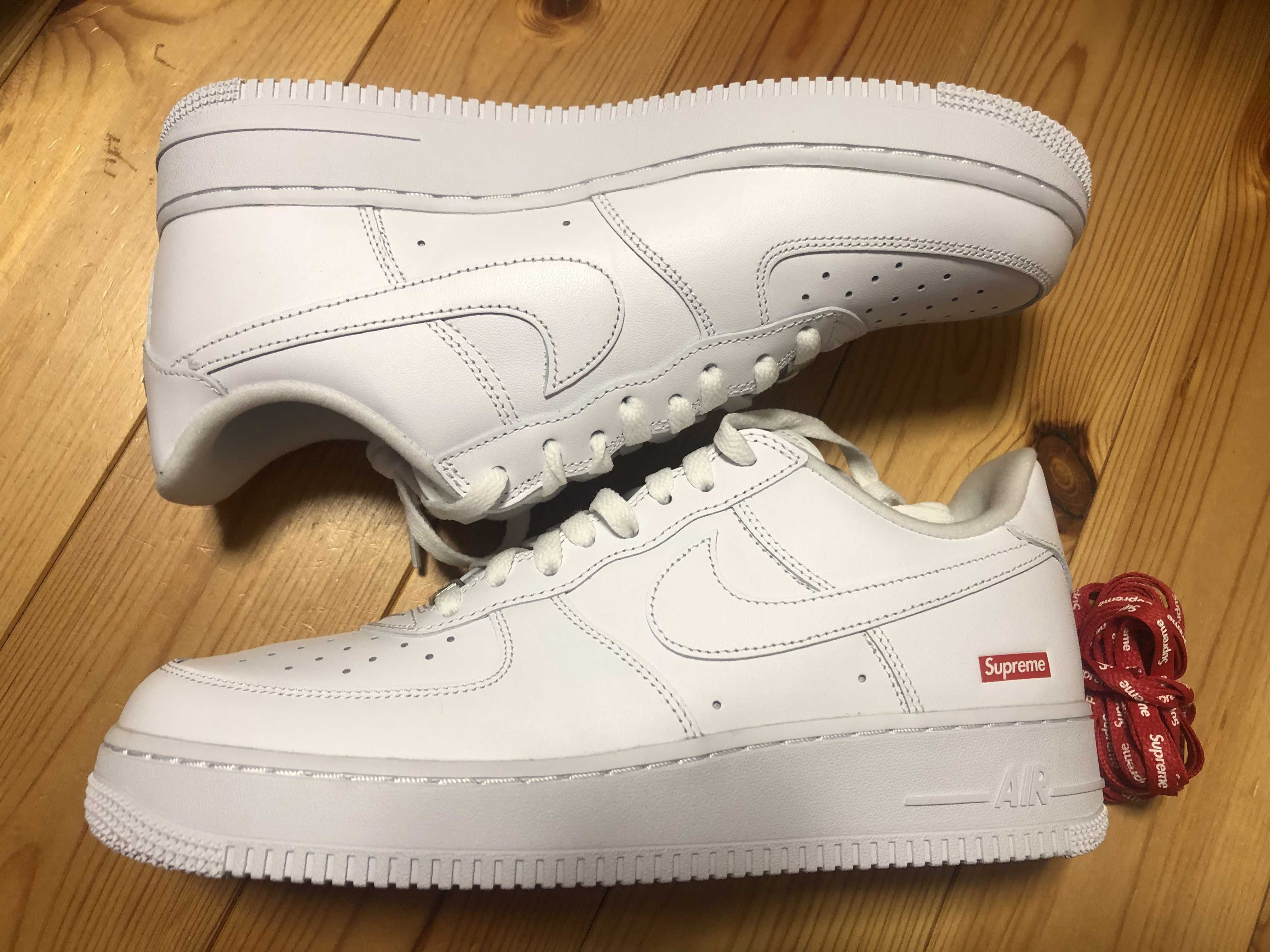 Supreme × Nike Air Force 1 Low "White"