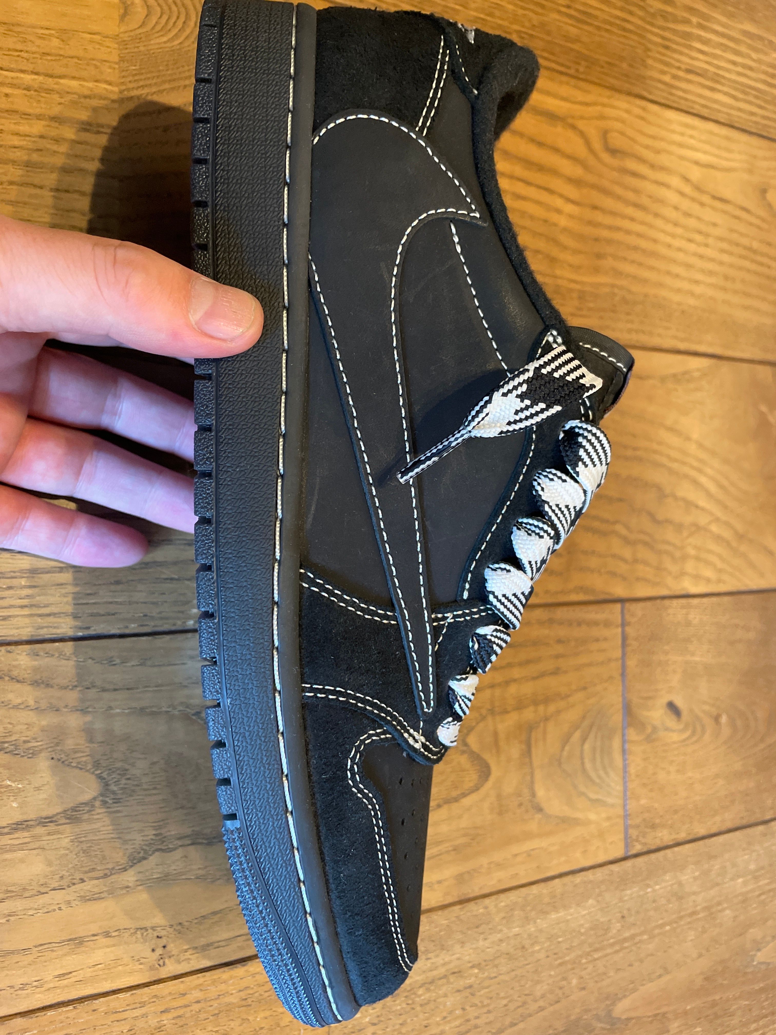 Travis Scott × Nike Air Jordan 1 Low OG SP "Black Phantom"