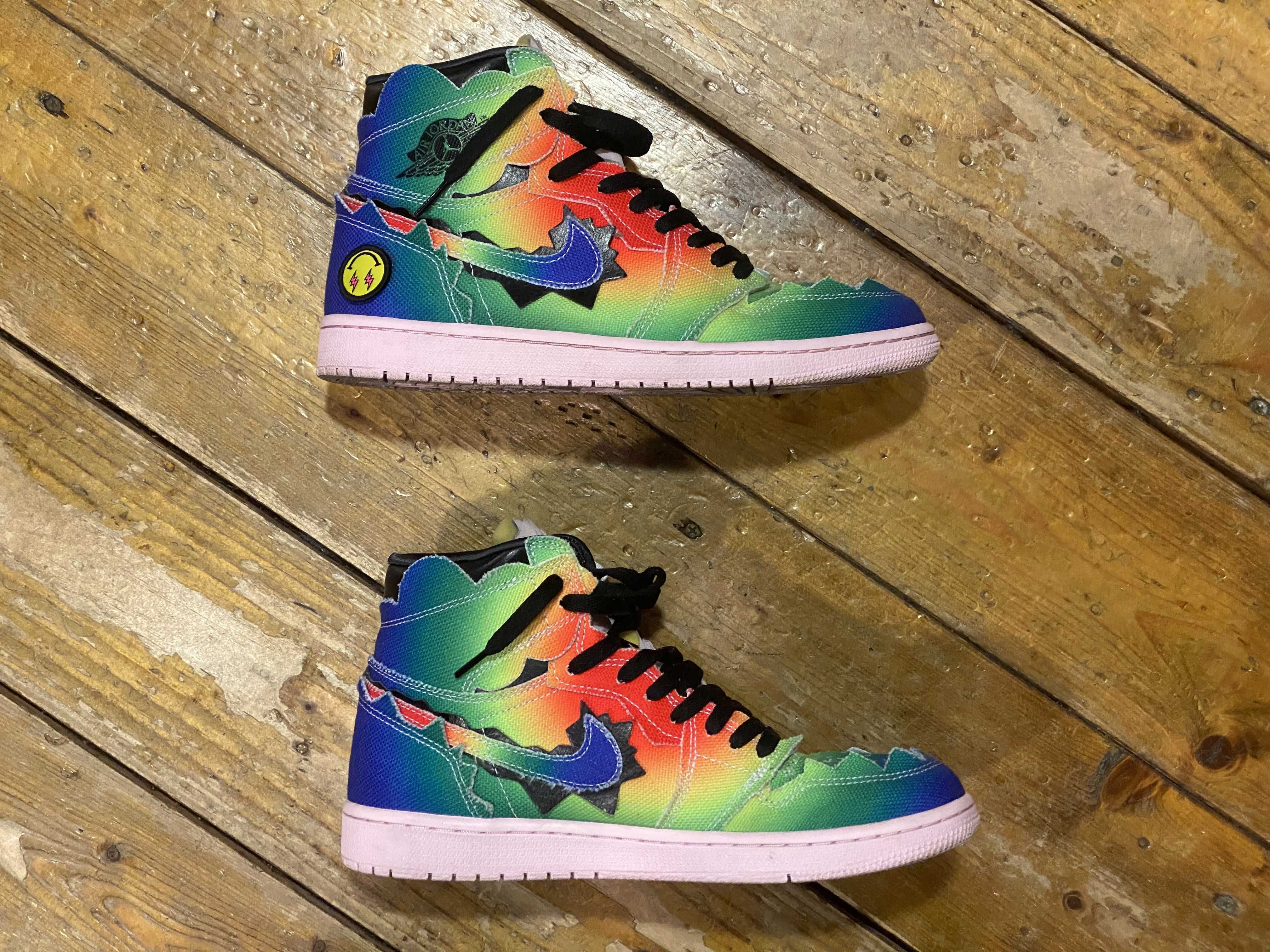 J Balvin × Nike Air Jordan 1 High OG "Rainbow"