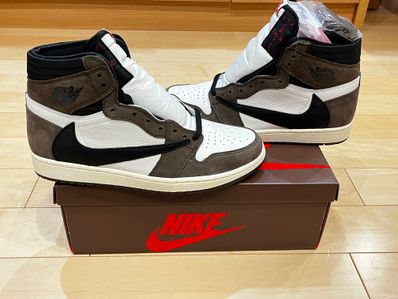 Travis Scott × Nike Air Jordan 1 Retro High OG TS SP "Sail/Dark Mocha"