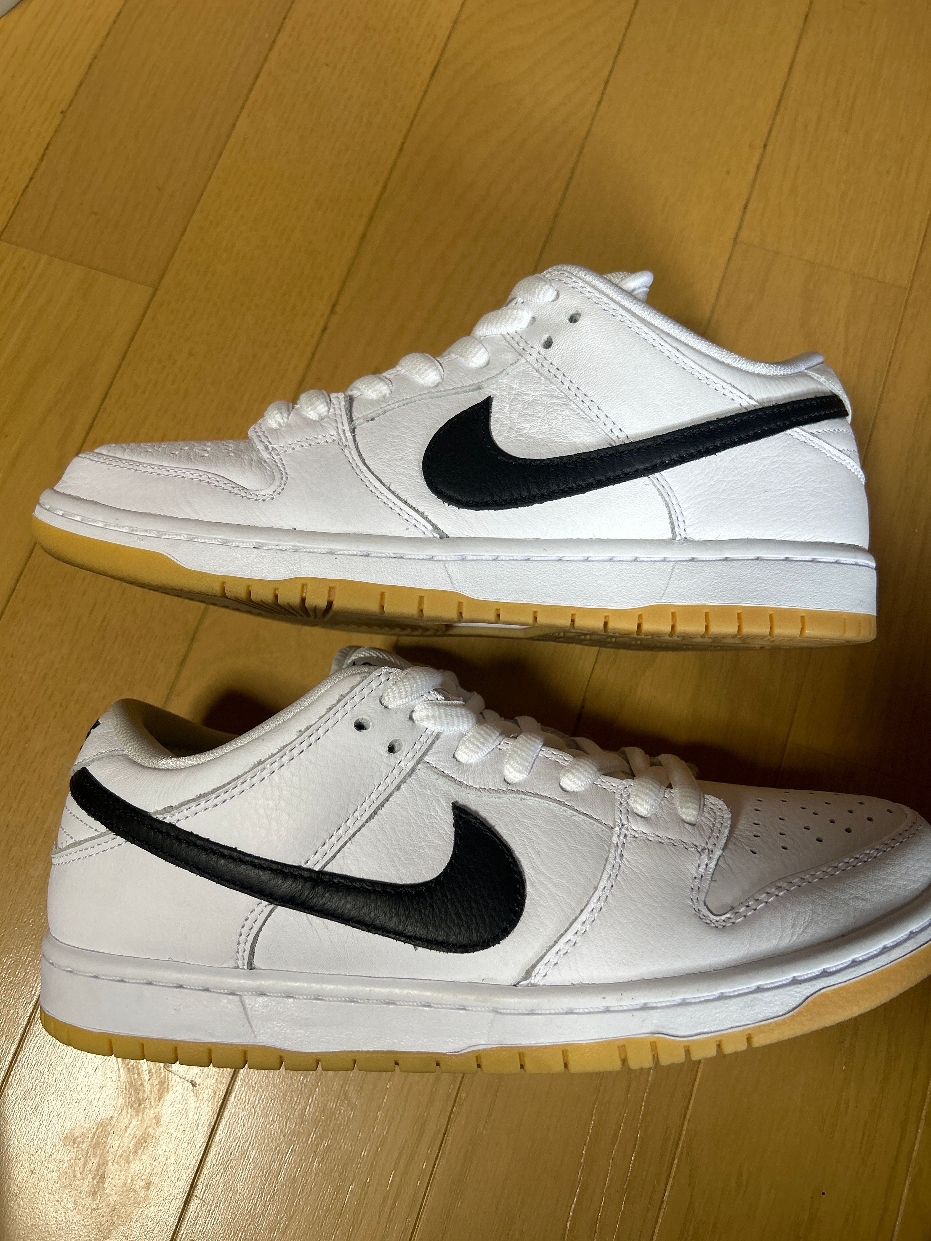 Nike SB Dunk Low Pro "White/Black-White-Gum Light Brown"