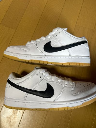 Nike SB Dunk Low Pro "White/Black-White-Gum Light Brown"