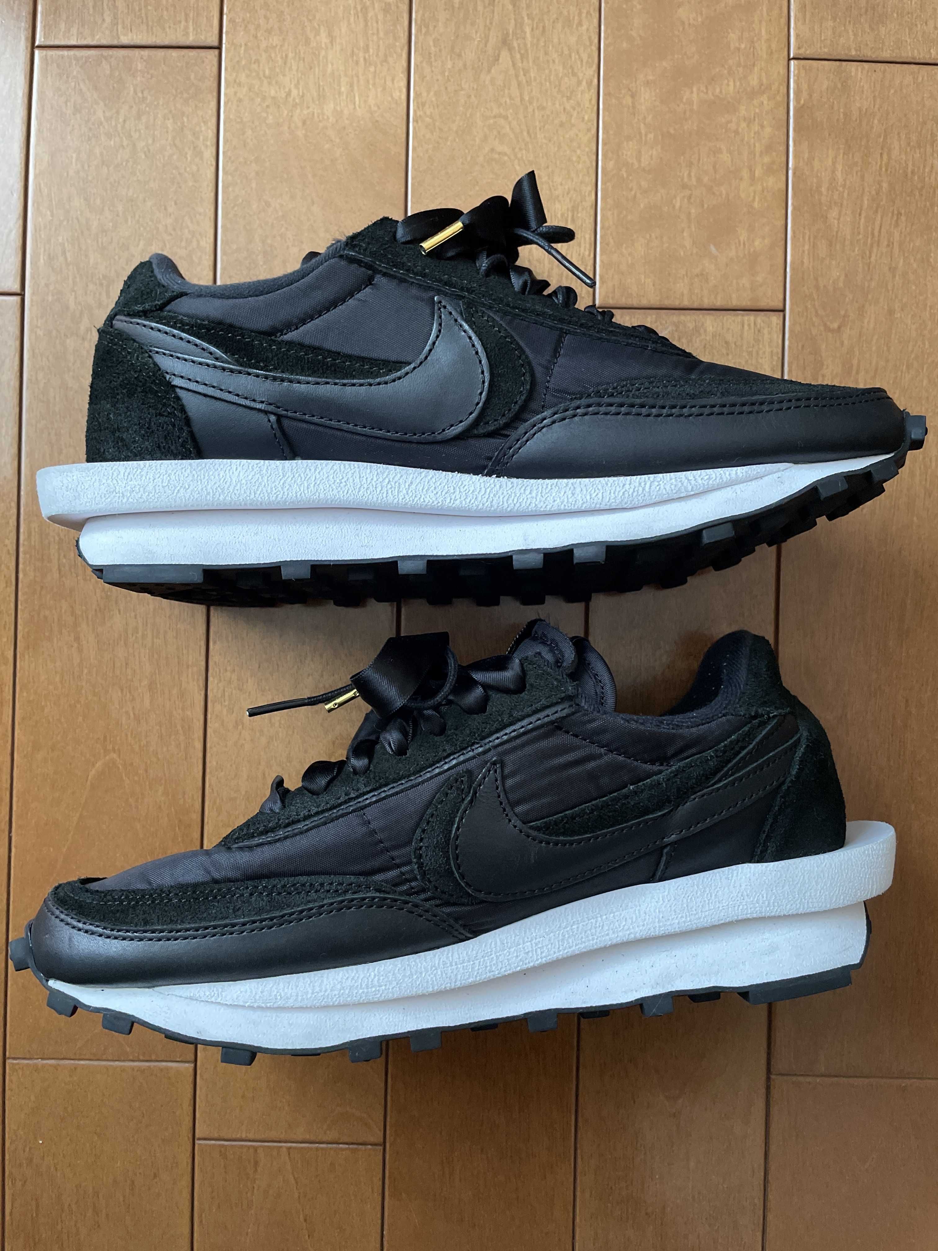 sacai × Nike LDV Waffle "Triple Black"