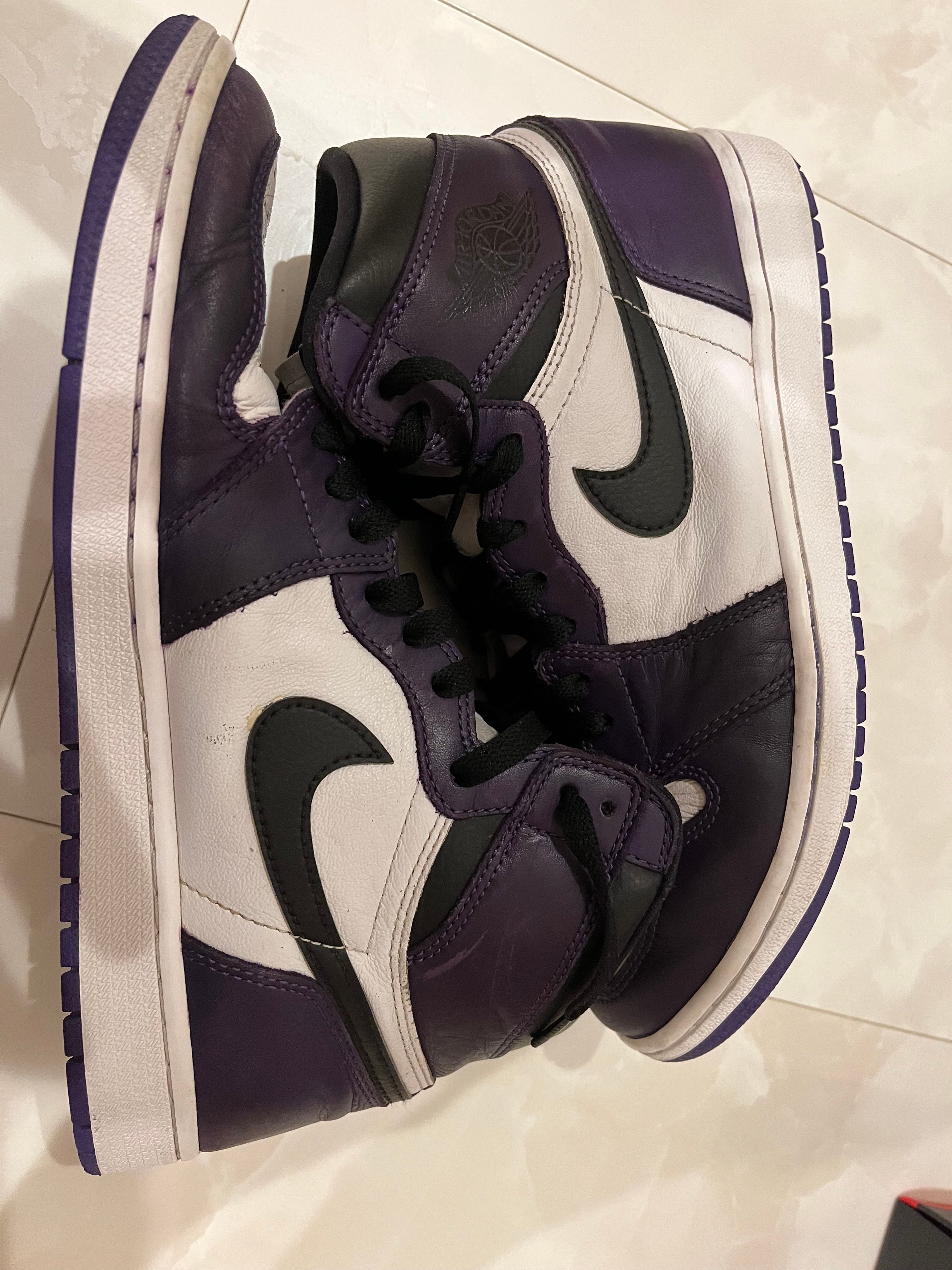Nike Air Jordan 1 Retro High OG "Court Purple White/Black" (2020)
