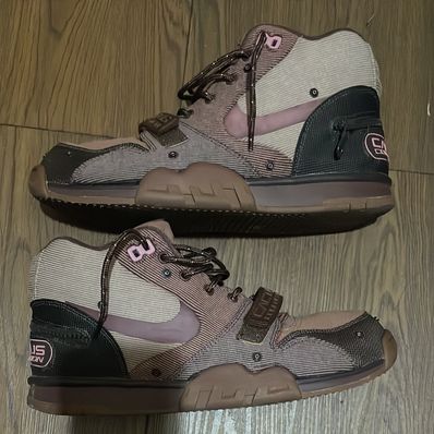 Travis Scott x Nike Air Trainer 1 SP "Archaeo Brown and Rust Pink"