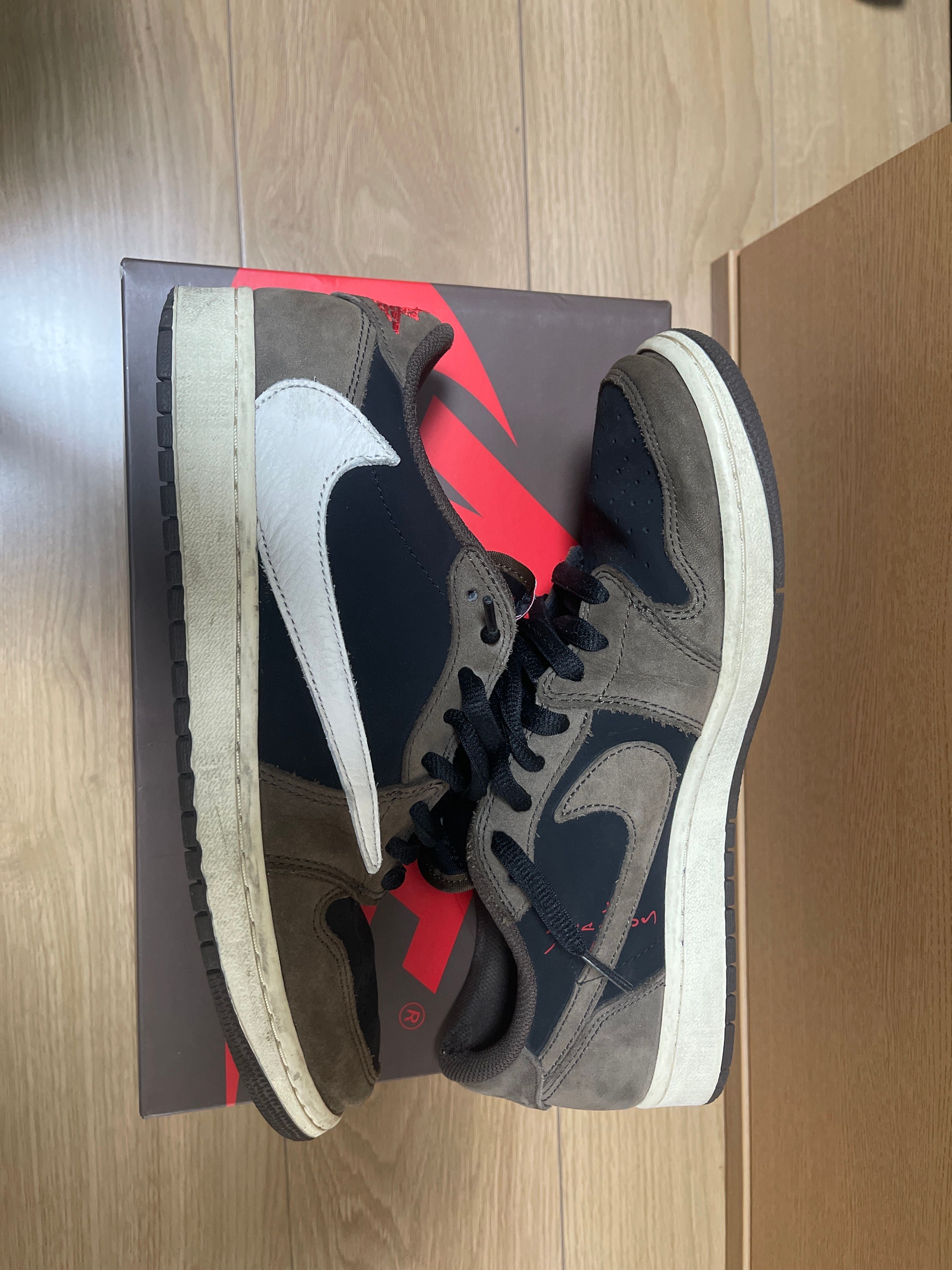 Travis Scott × Nike Air Jordan 1 Low OG SP-T "Black/Dark Mocha"