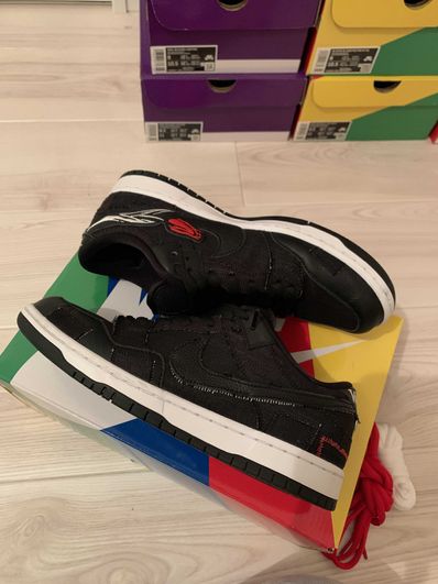 Wasted Youth × Nike SB Dunk Low "Black Denim" / VERDY