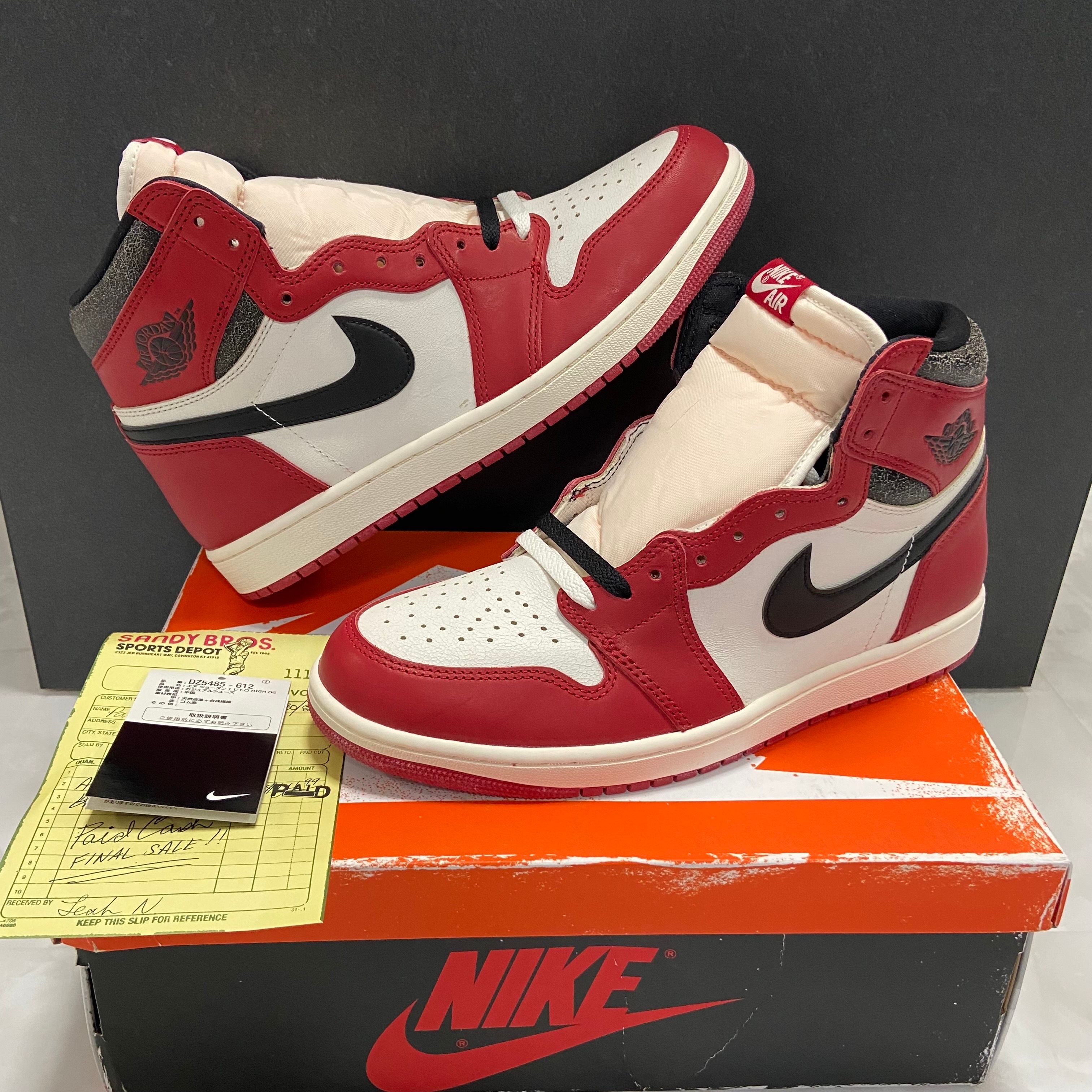 Nike Air Jordan 1 High OG "Lost & Found/Chicago"
