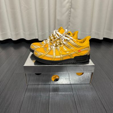 Off-White × Nike Air Rubber Dunk "University Gold"