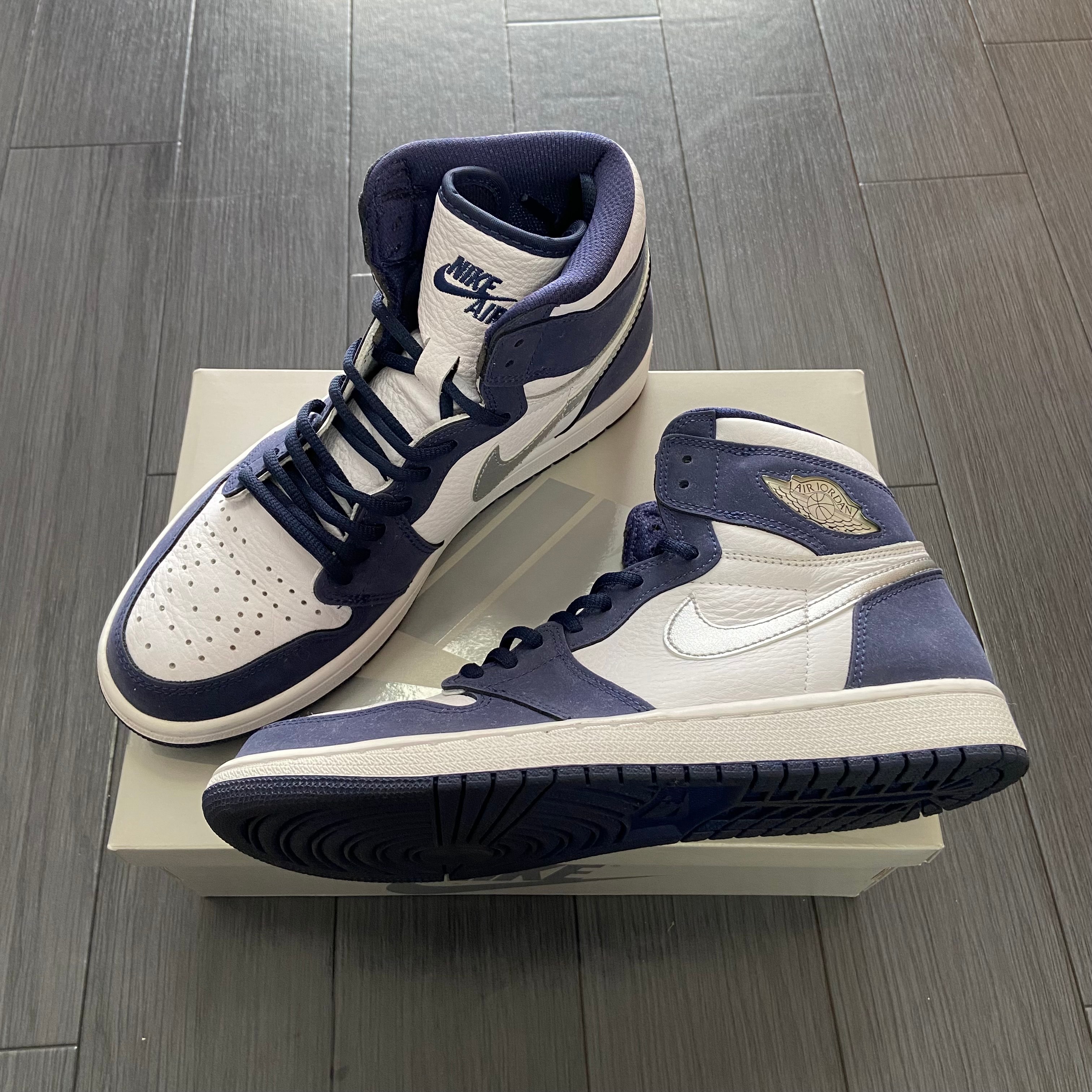 Nike Air Jordan 1 High OG CO.JP "White/Midnight Navy" (2020)(ブリーフケースなし)